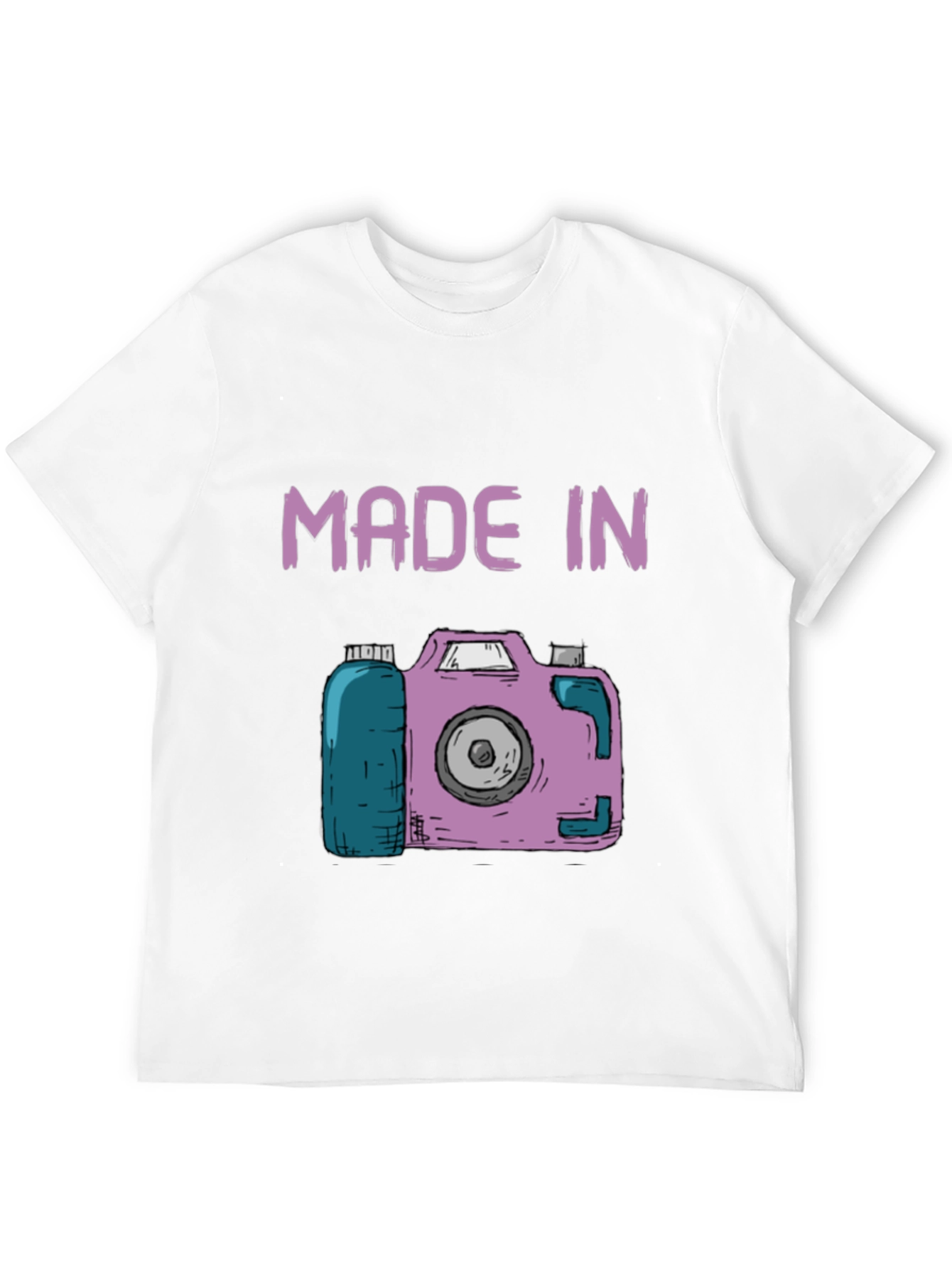 Retro Camera Graphic Tee - Made In Statement Shirt