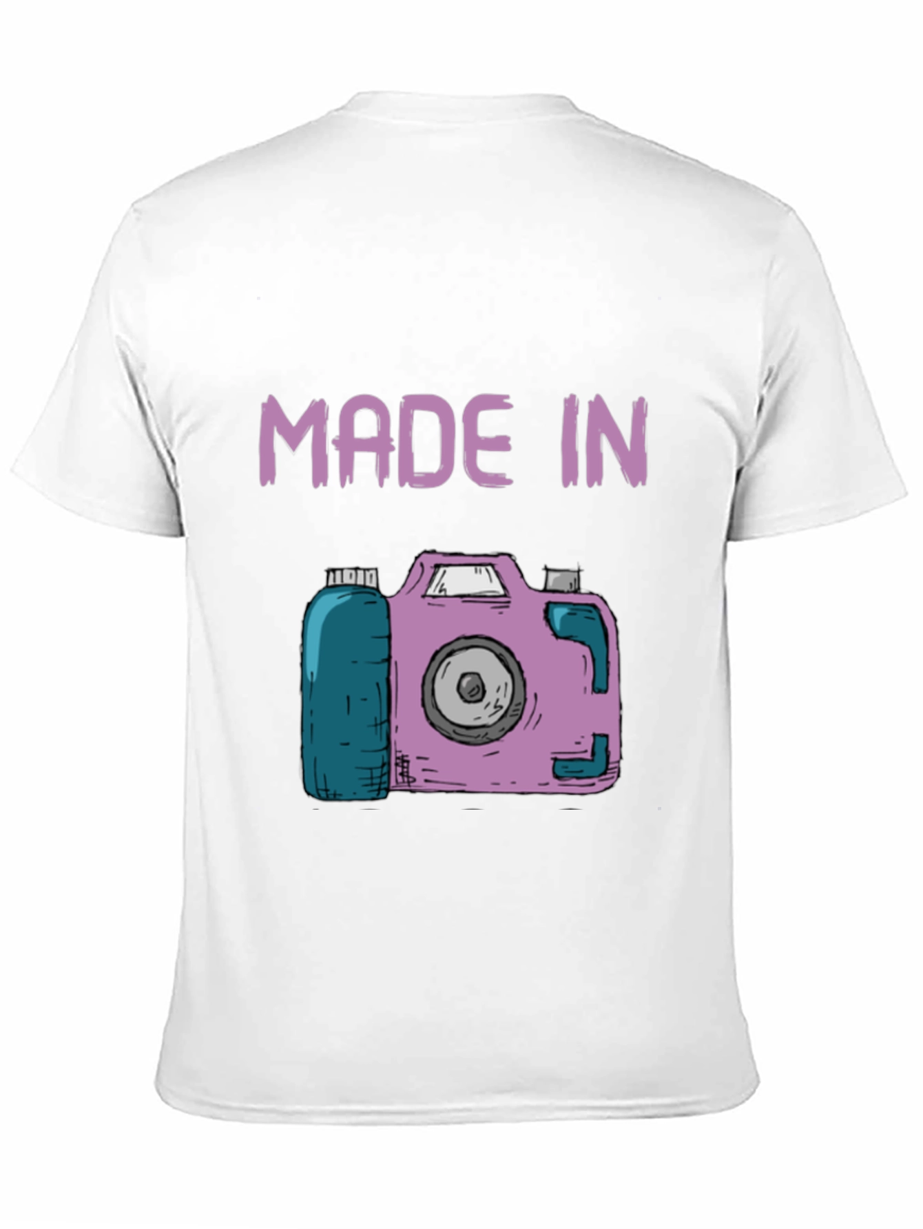 Retro Camera Graphic Tee - Made In Statement Shirt