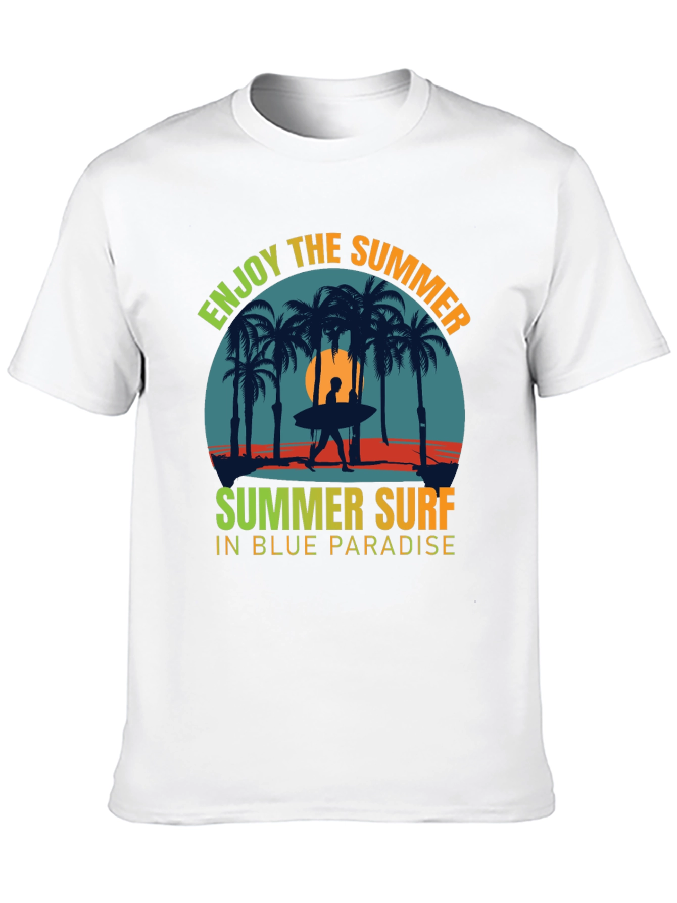 Enjoy the Summer Surf Graphic Tee