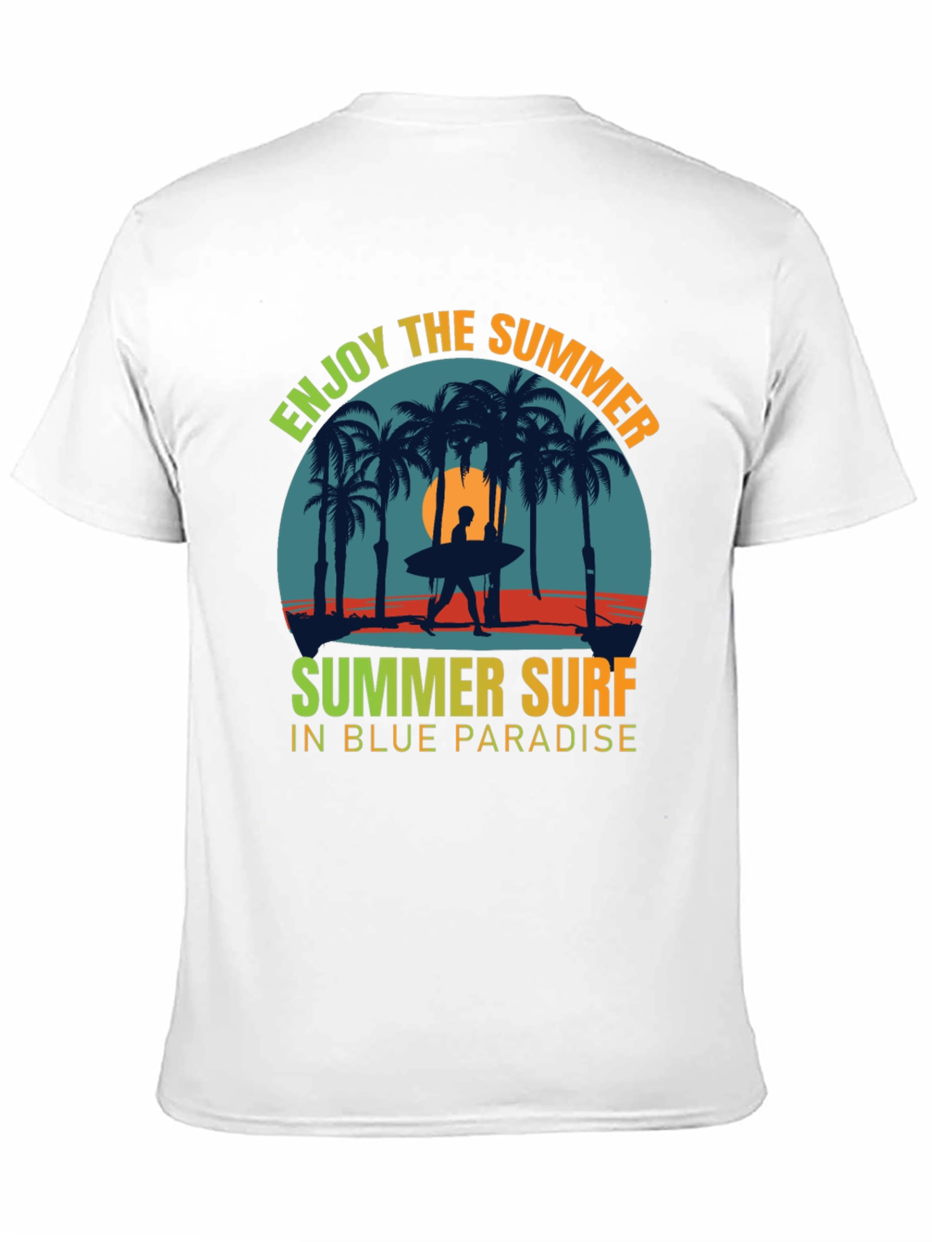 Enjoy the Summer Surf Graphic Tee