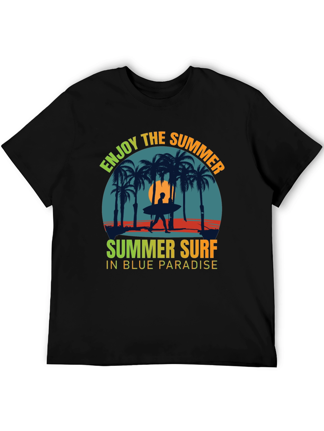 Enjoy the Summer Surf Graphic Tee
