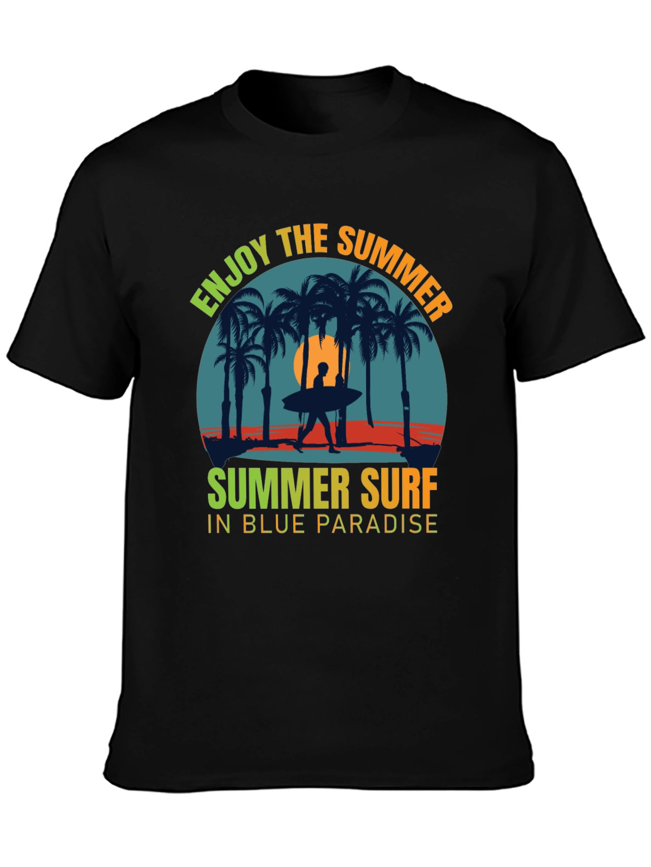 Enjoy the Summer Surf Graphic Tee