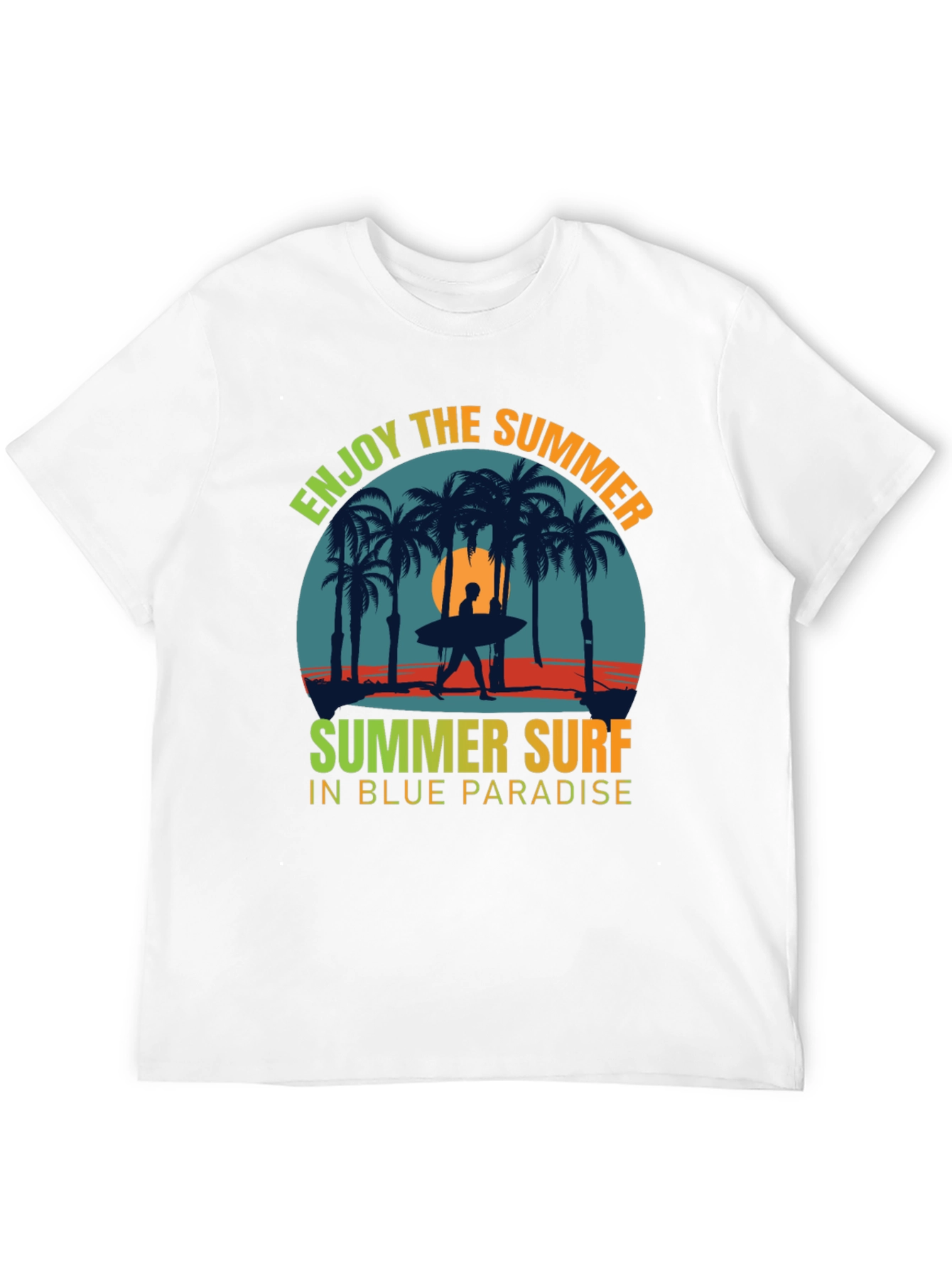 Enjoy the Summer Surf Graphic Tee
