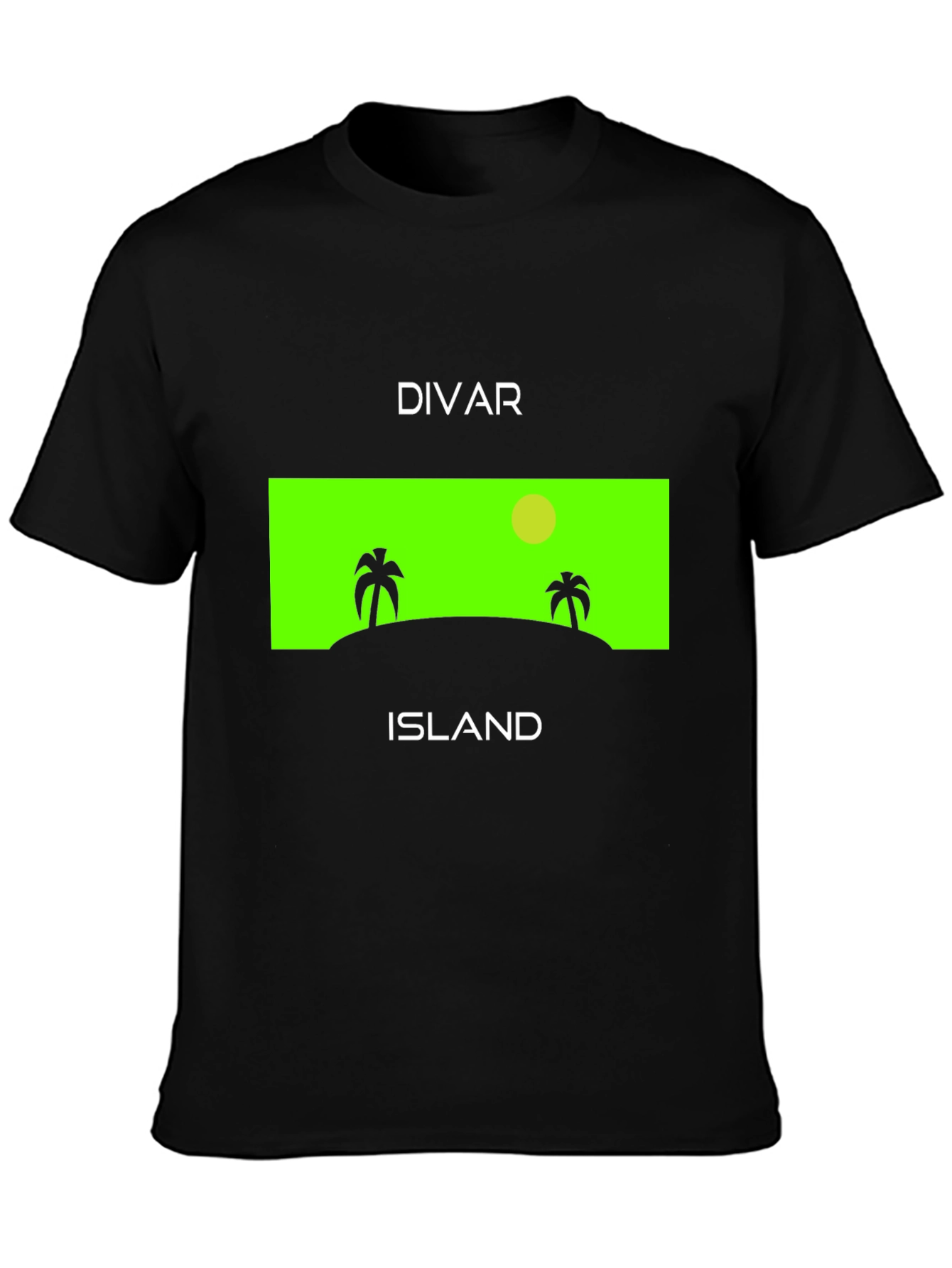 Divar Island Graphic T-Shirt - Tropical Vacation Tee