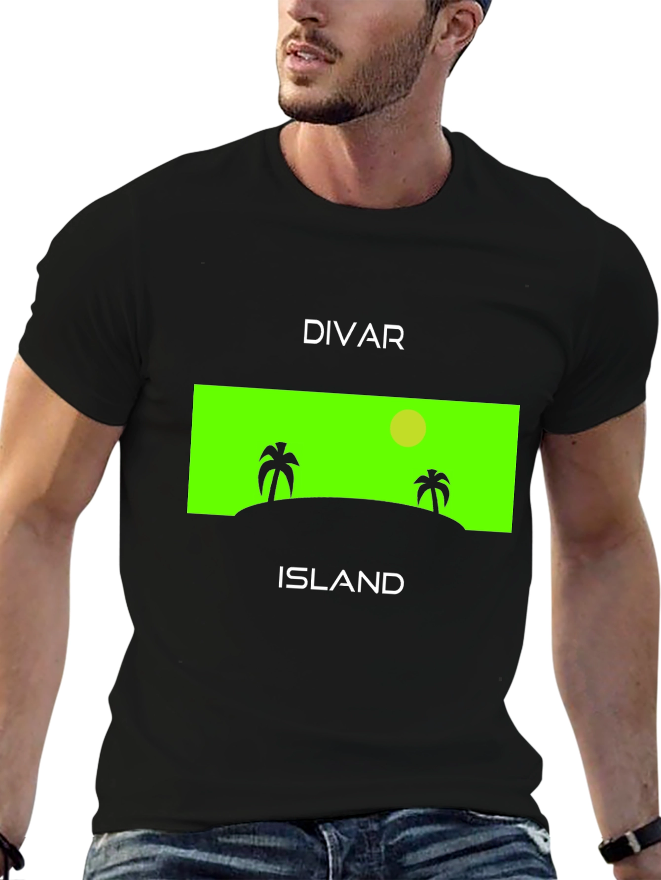 Divar Island Graphic T-Shirt - Tropical Vacation Tee