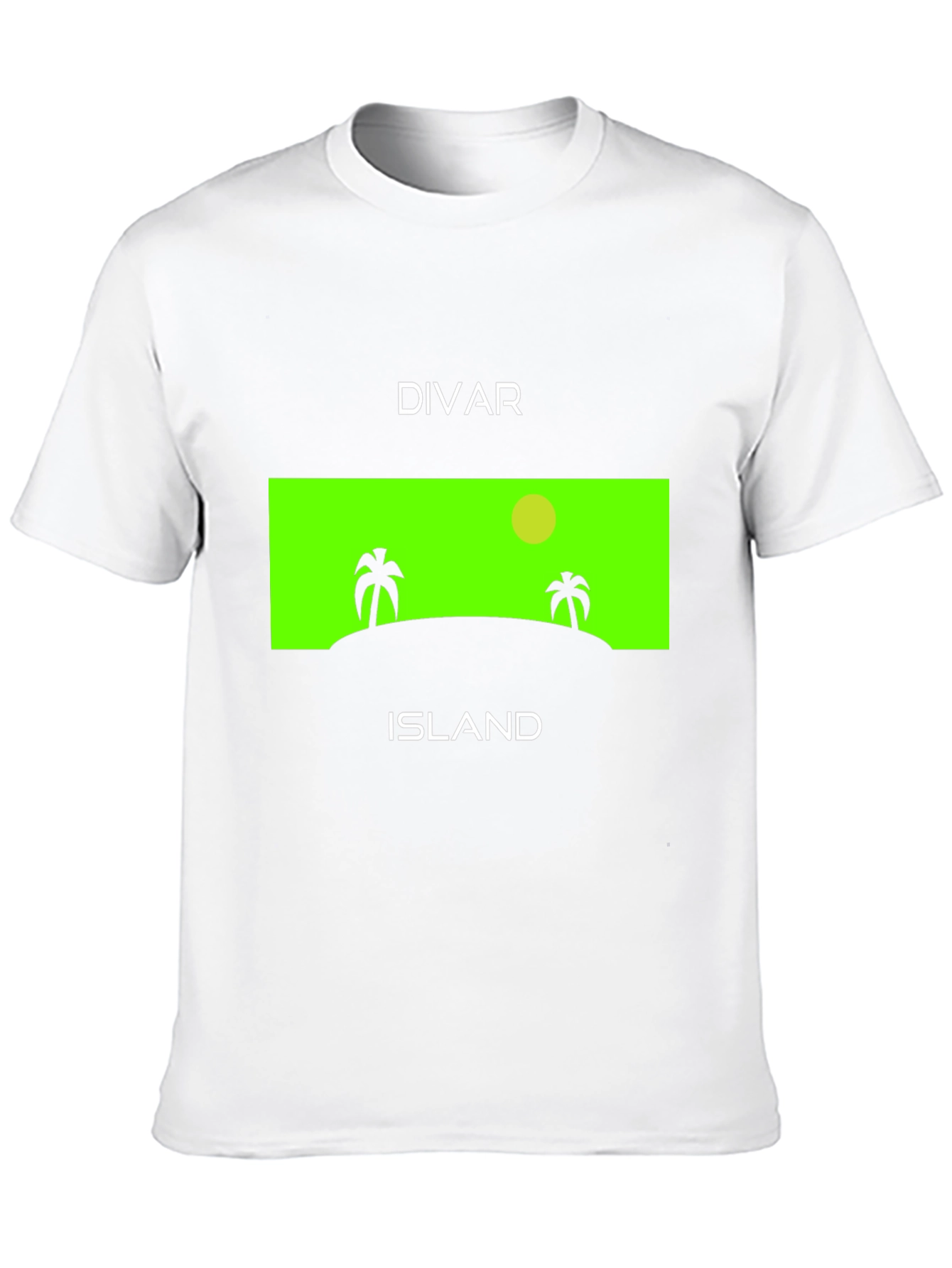 Divar Island Graphic T-Shirt - Tropical Vacation Tee