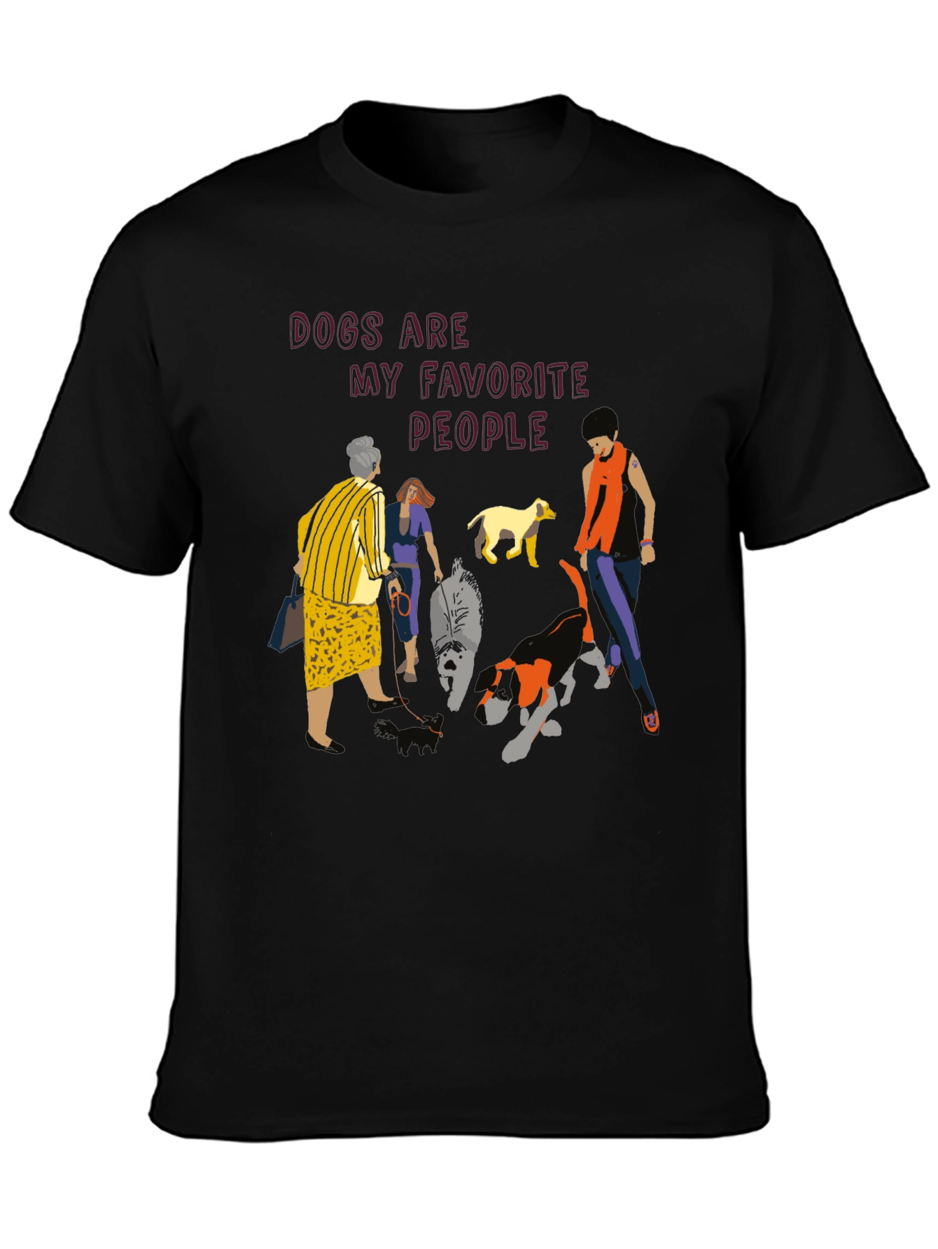 Dogs Are My Favorite People Graphic Tee