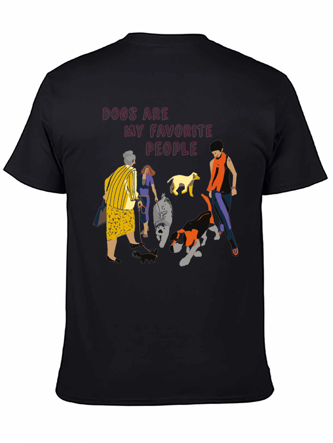 Dogs Are My Favorite People Graphic Tee