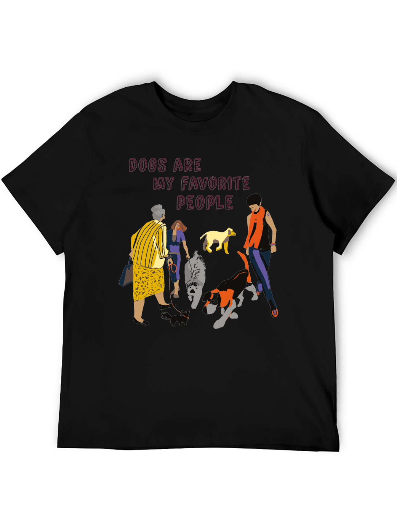 Dogs Are My Favorite People Graphic Tee