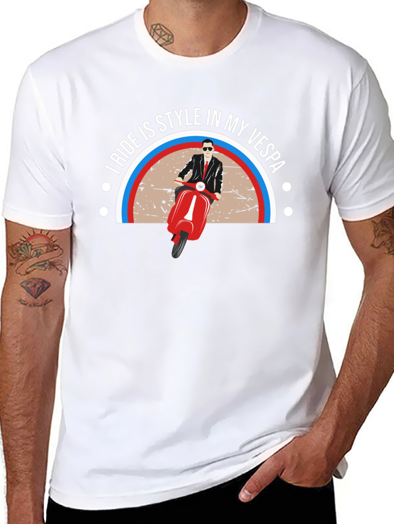 Vespa Style T-Shirt - Ride in Style!