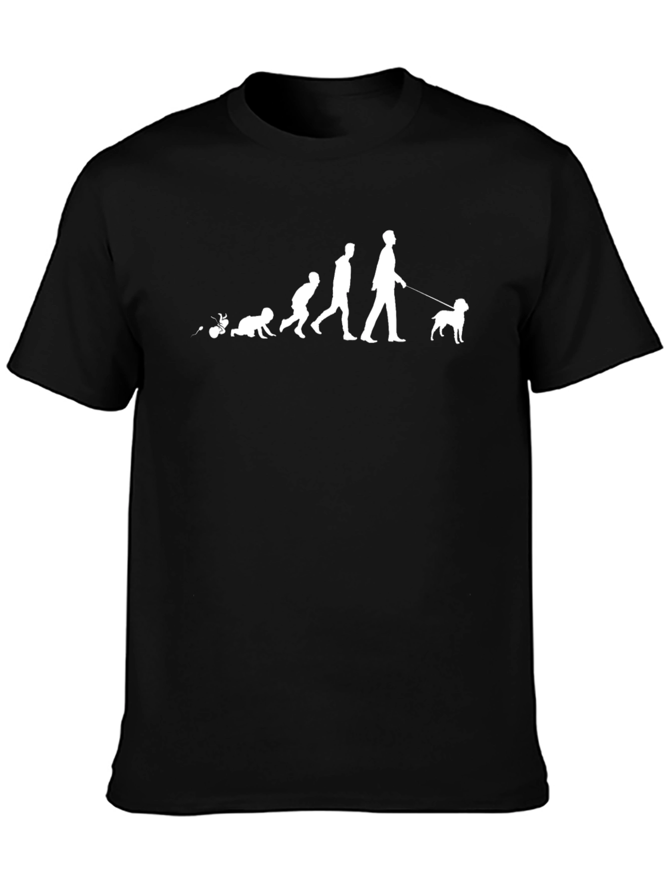 Evolution of Man & Dog T-Shirt