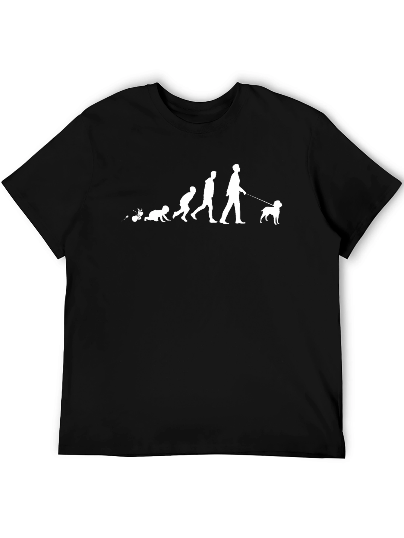 Evolution of Man & Dog T-Shirt