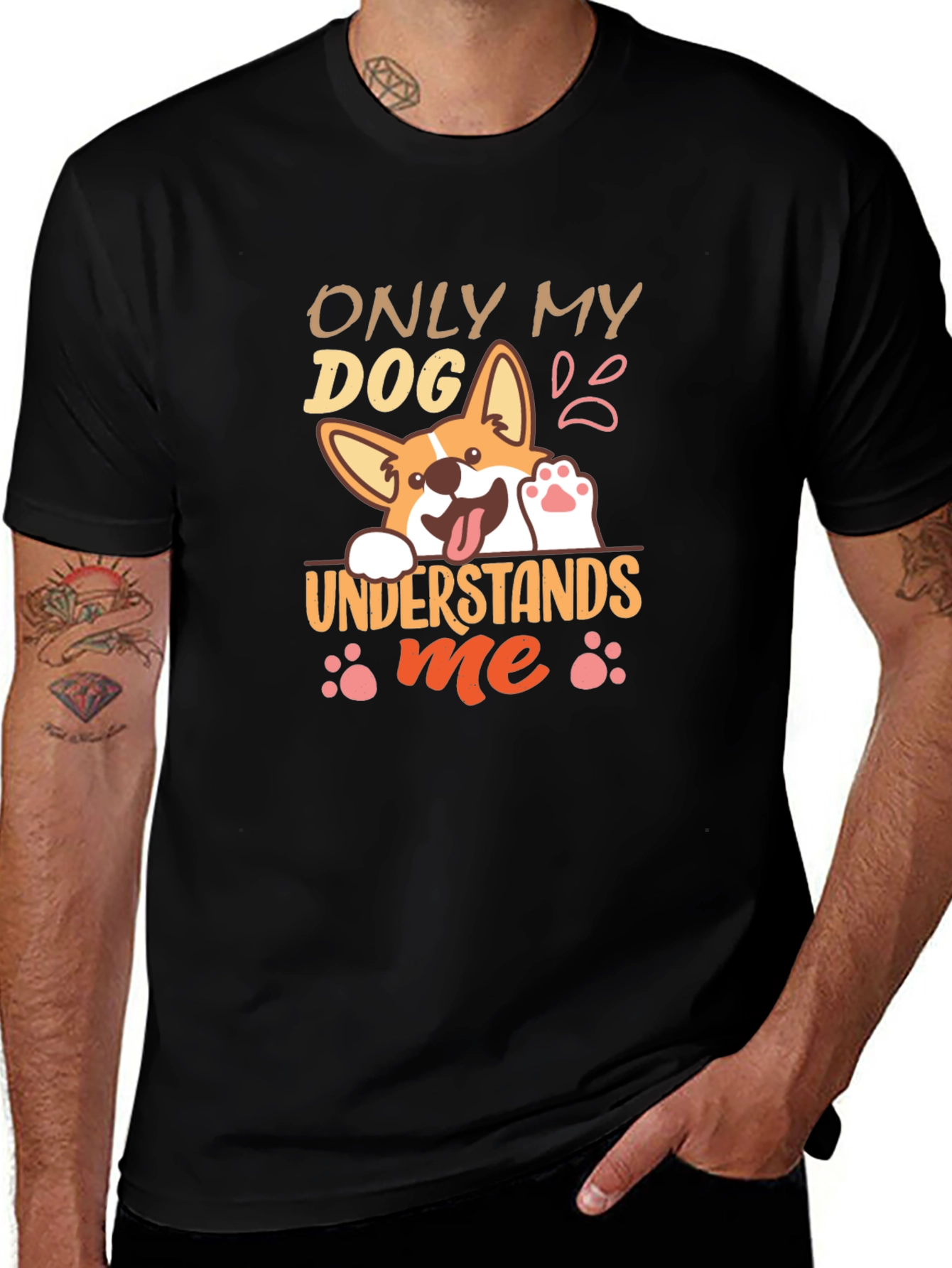 Only My Dog Understands Me T-Shirt