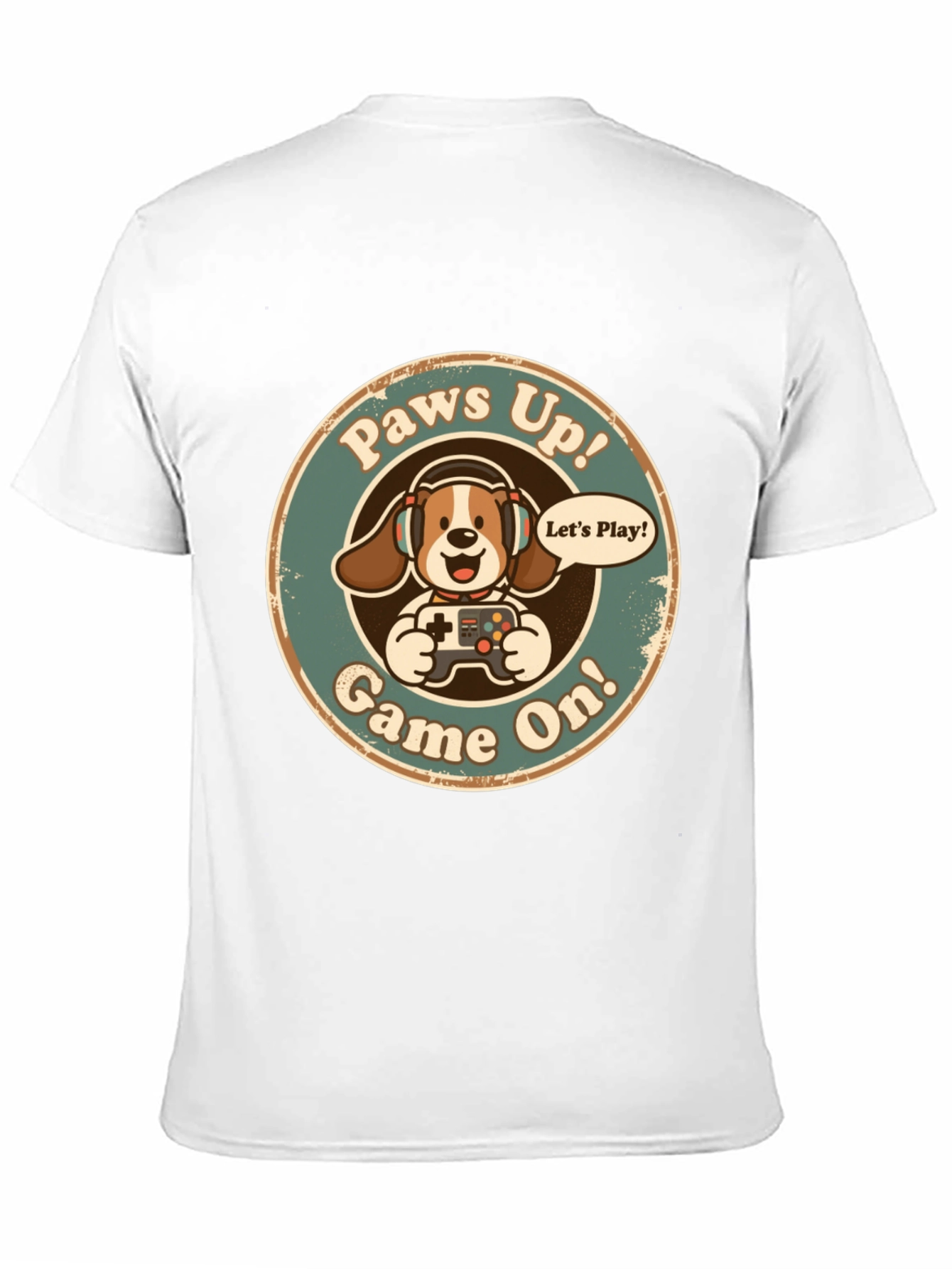 Paws Up! Game On! Graphic T-Shirt