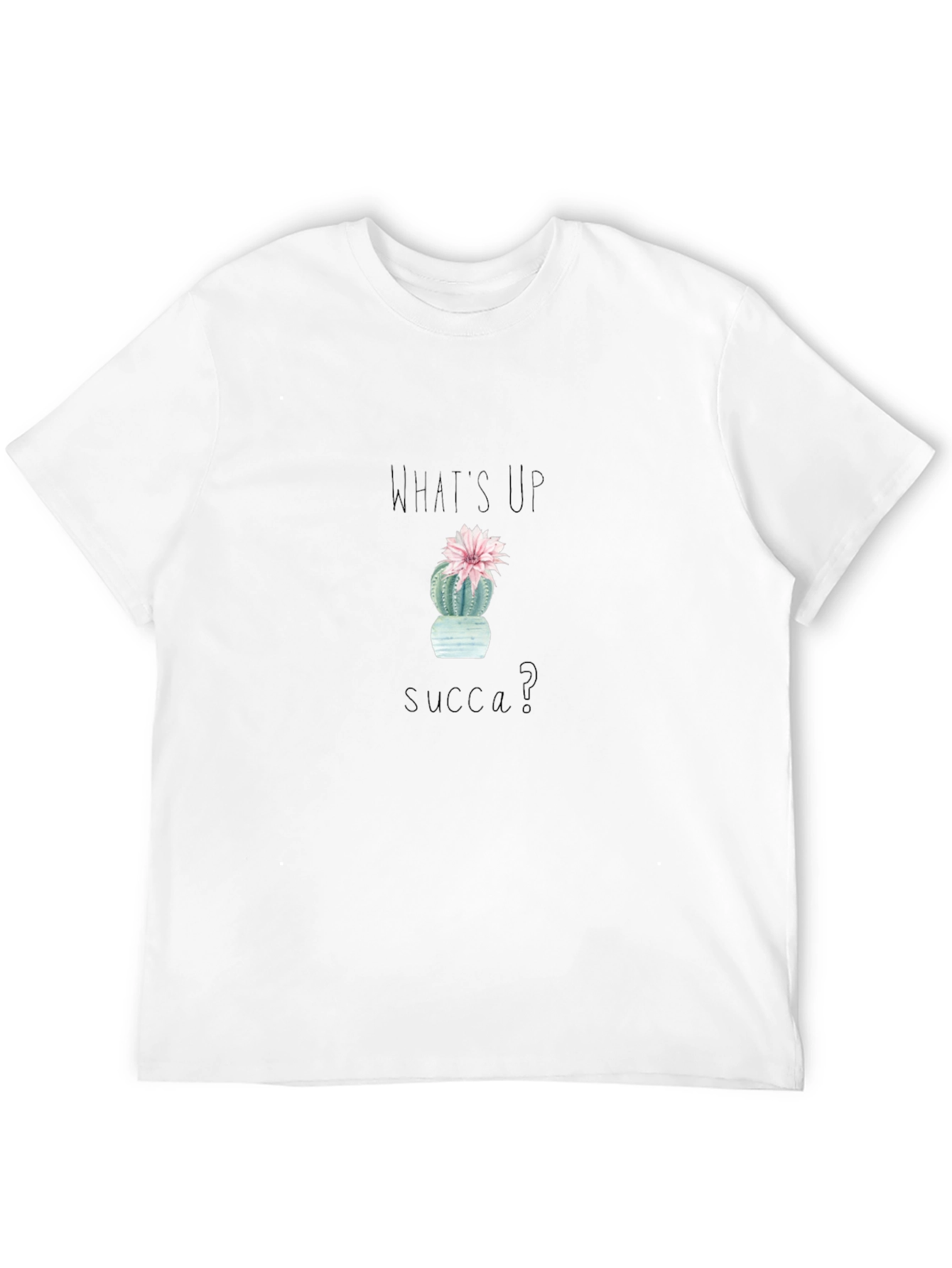 Whats Up Succa? Cactus Graphic Tee