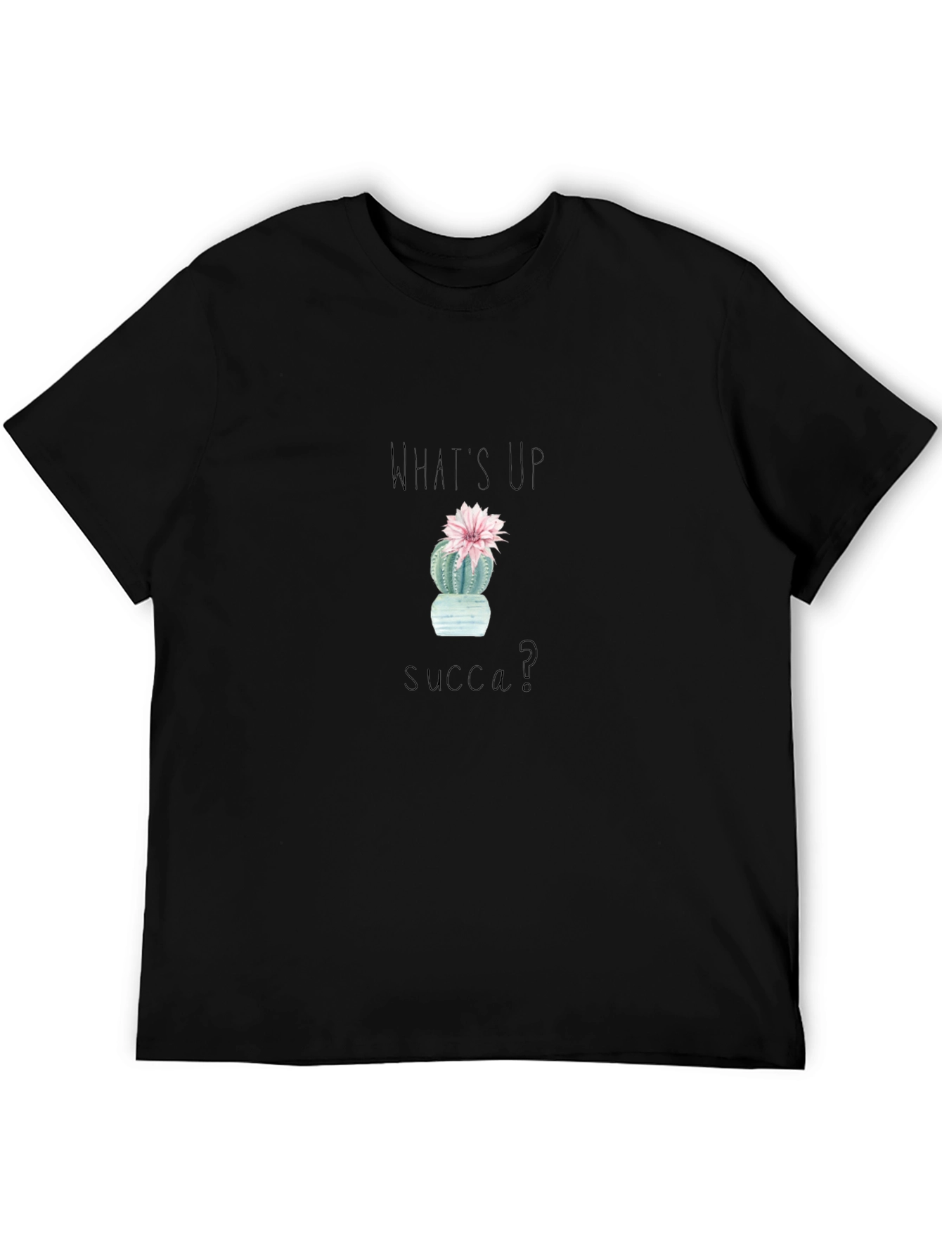 Whats Up Succa? Cactus Graphic Tee