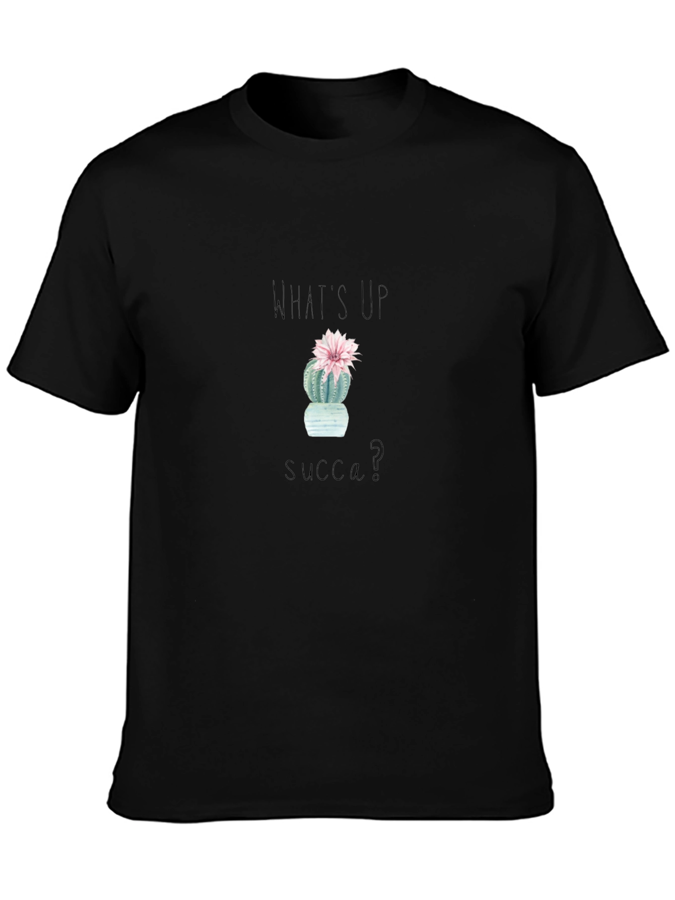 Whats Up Succa? Cactus Graphic Tee