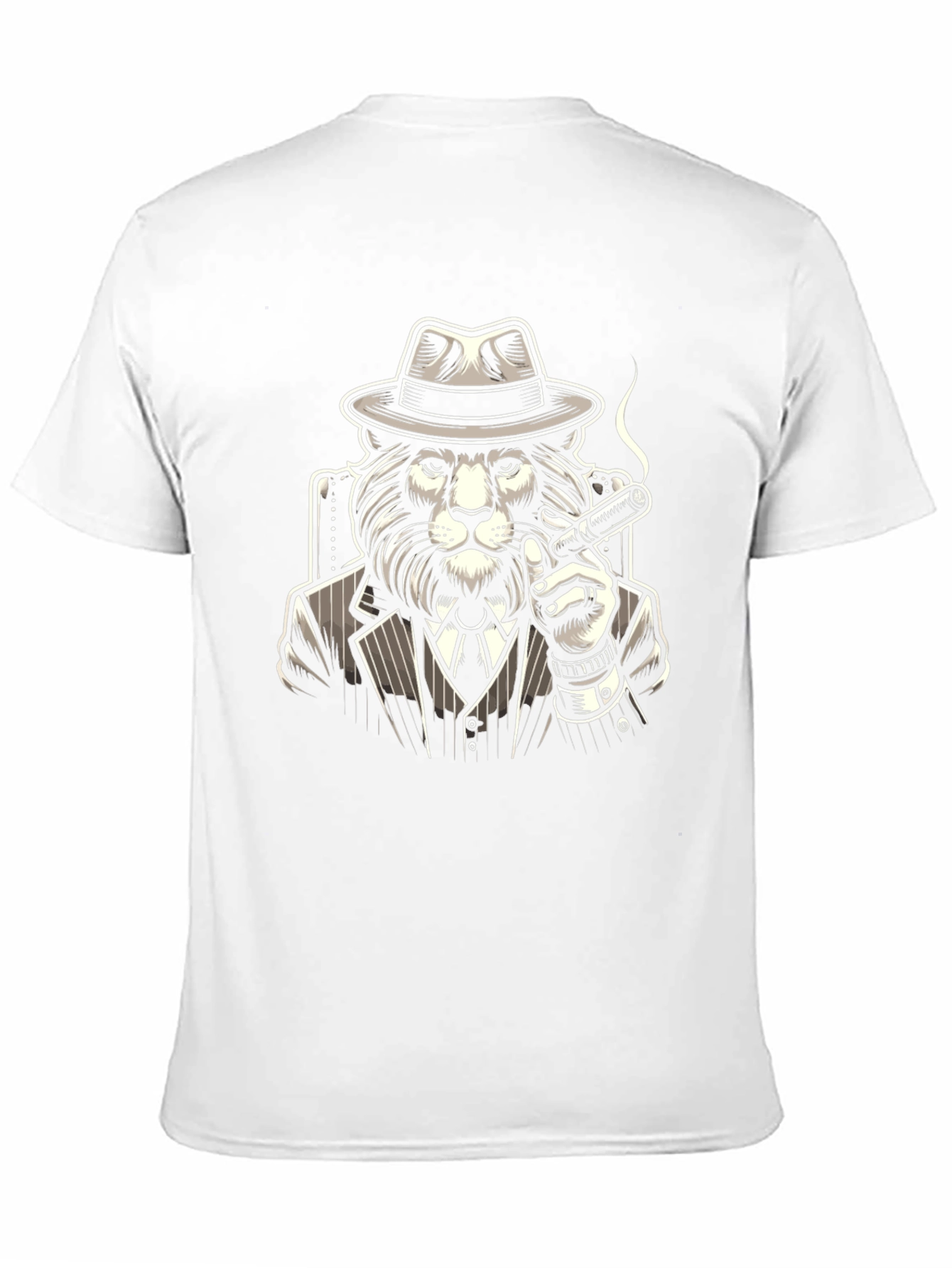 Lion Mafia Boss Graphic Tee - Classic Black T-Shirt
