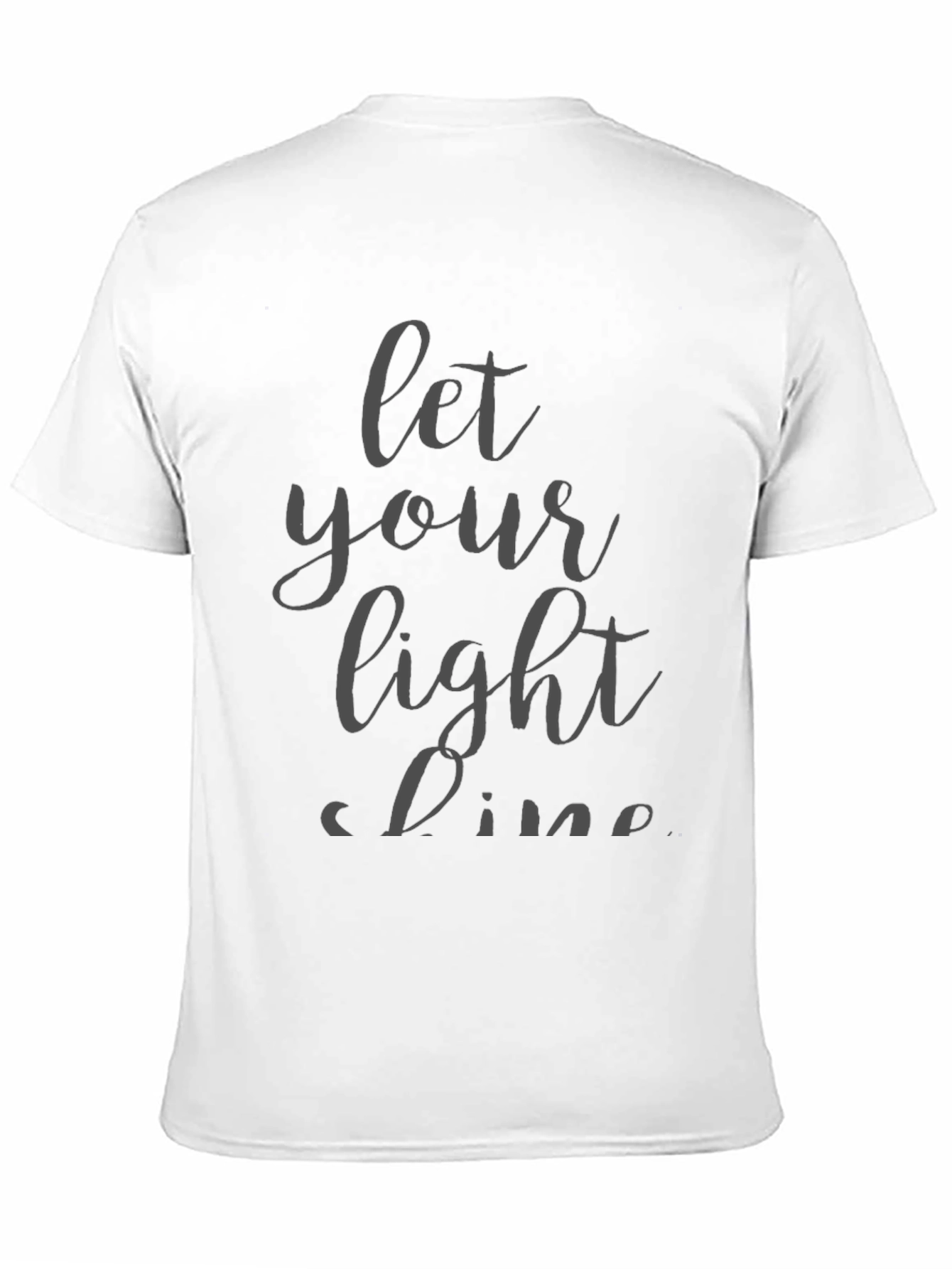 Let Your Light Shine Black T-Shirt