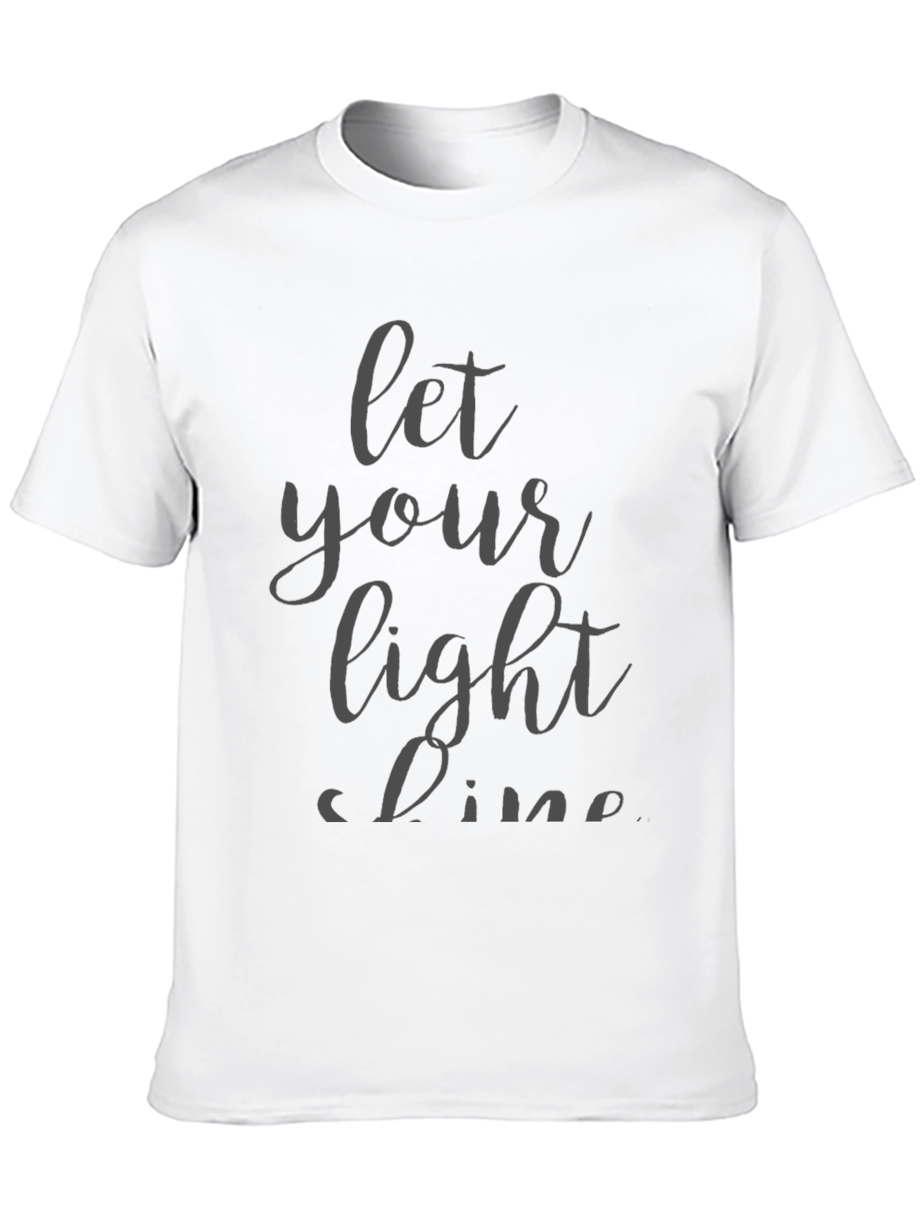 Let Your Light Shine Black T-Shirt