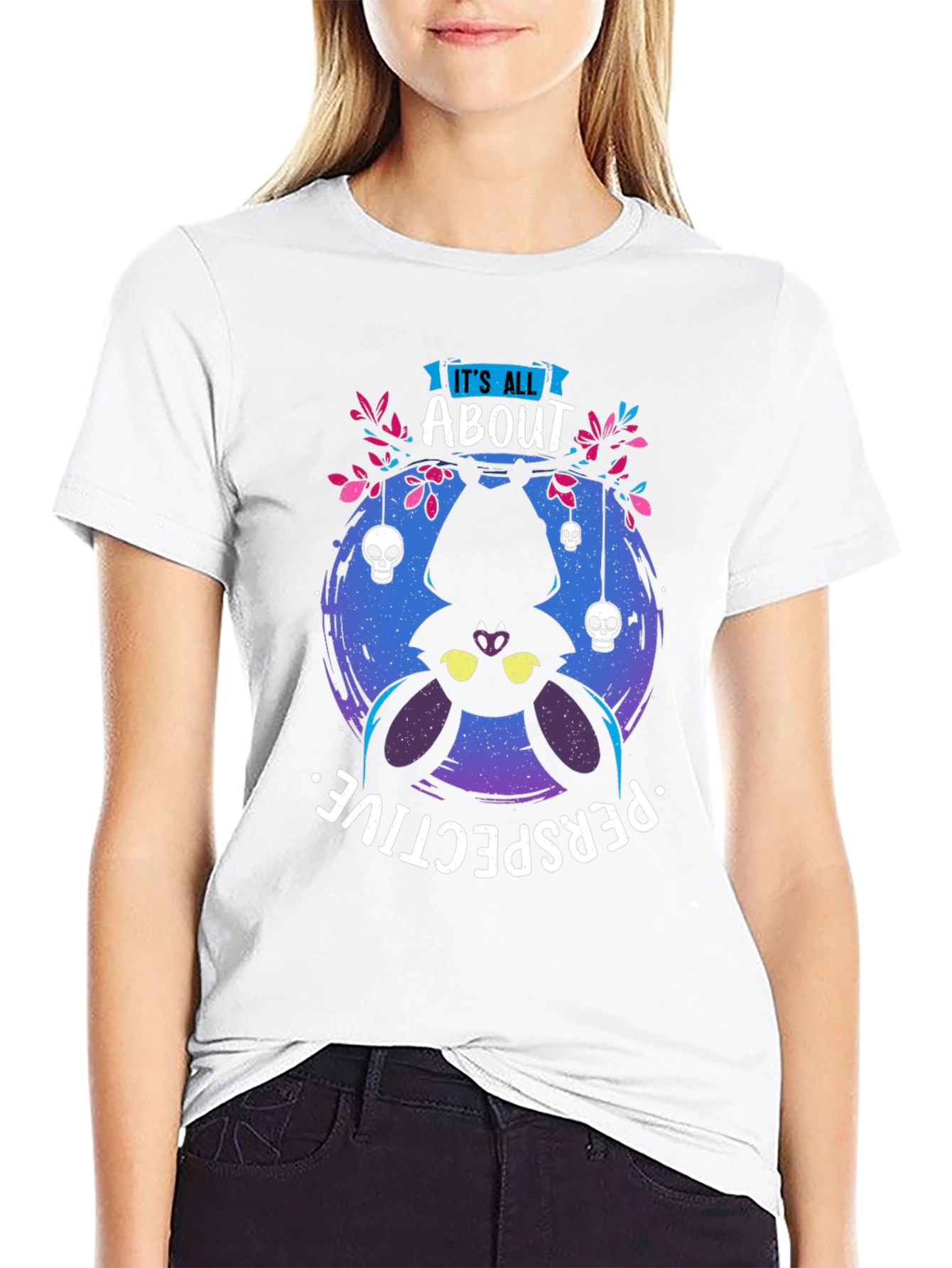 Upside Down Bat T-Shirt