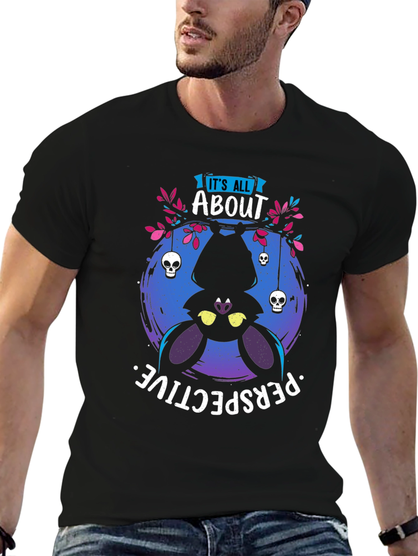 Upside Down Bat T-Shirt