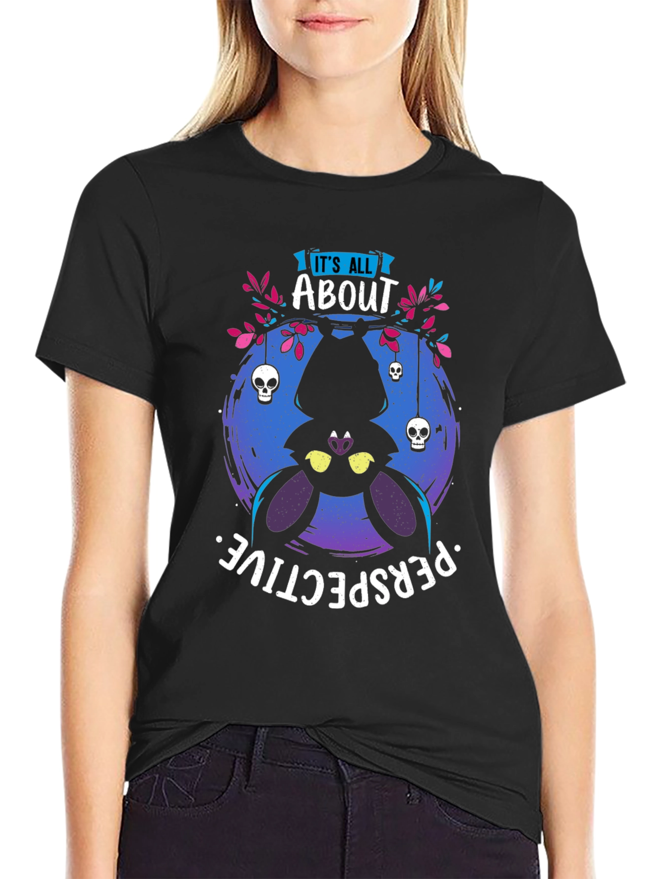 Upside Down Bat T-Shirt