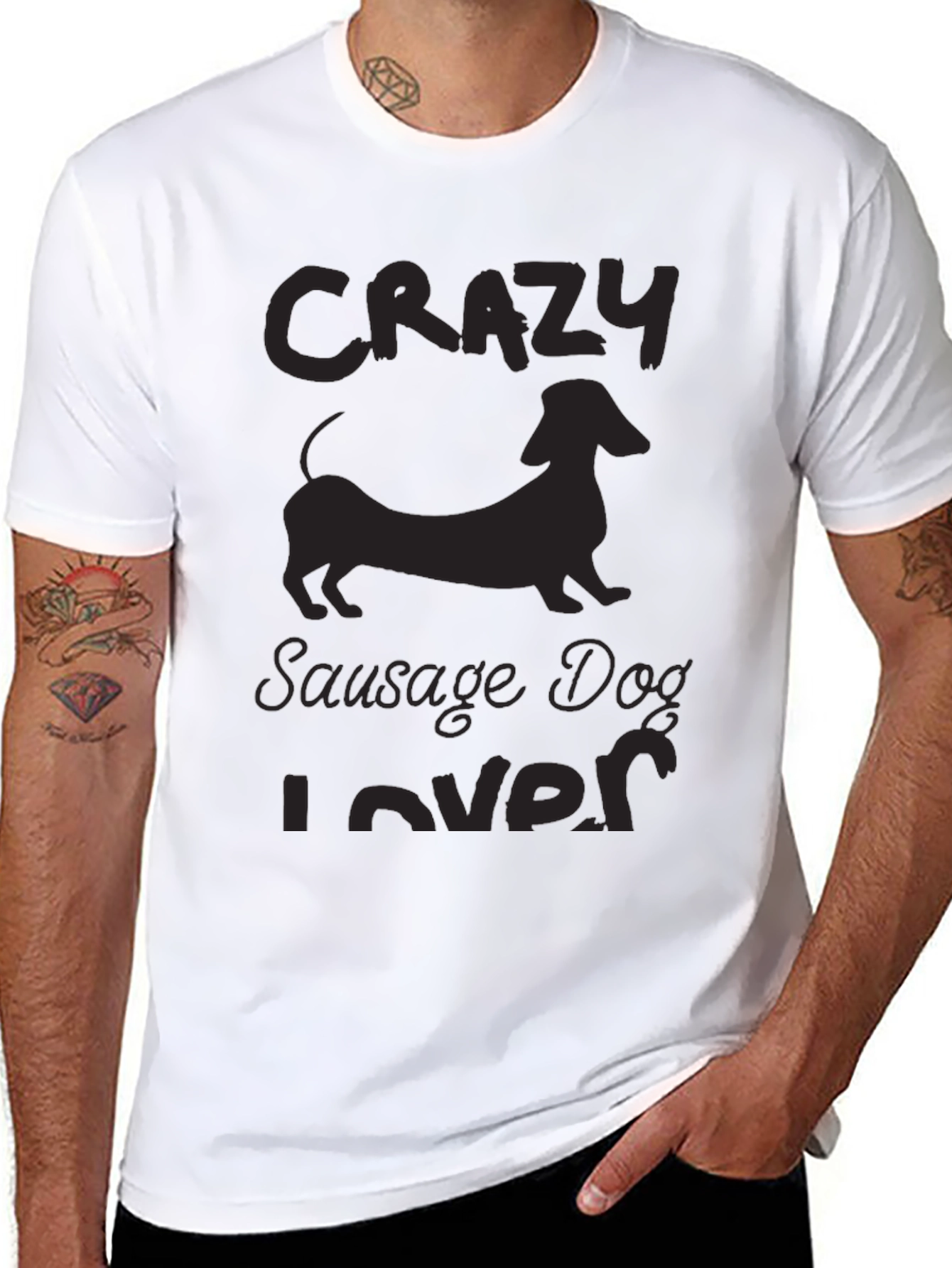 Crazy Sausage Dog Lover T-Shirt