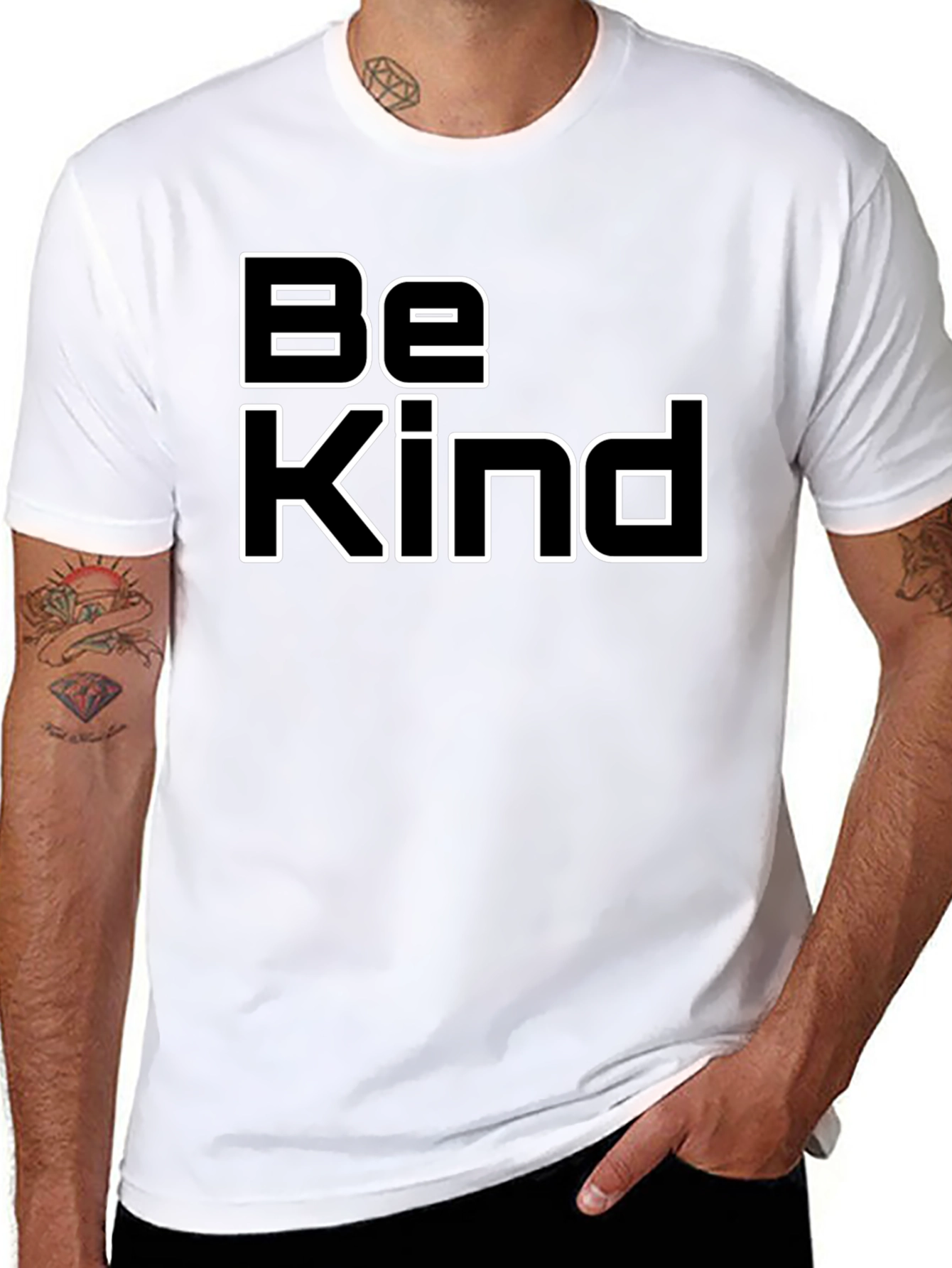Be Kind Graphic T-Shirt - Black