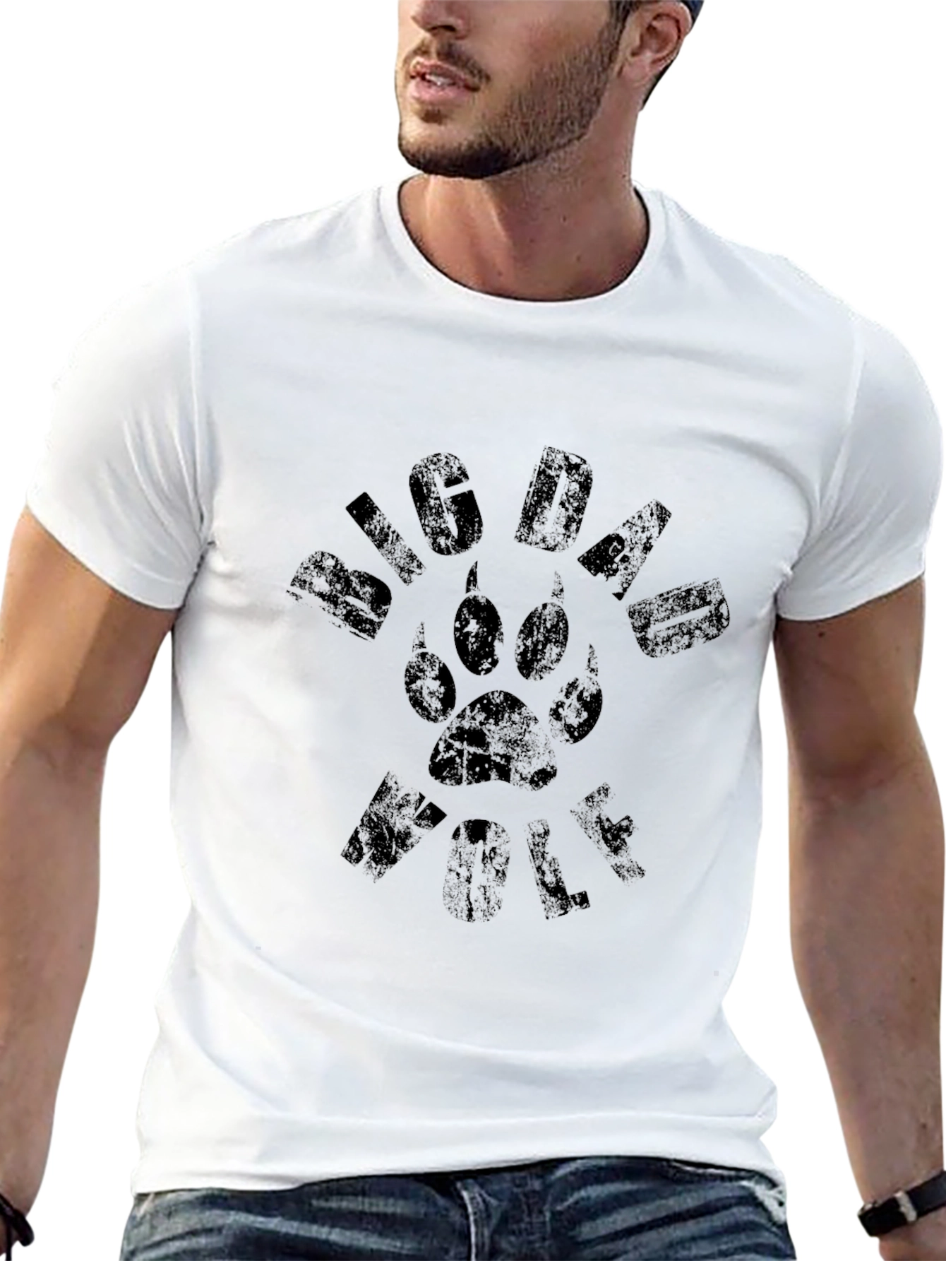 Big Dad Wolf Black T-Shirt