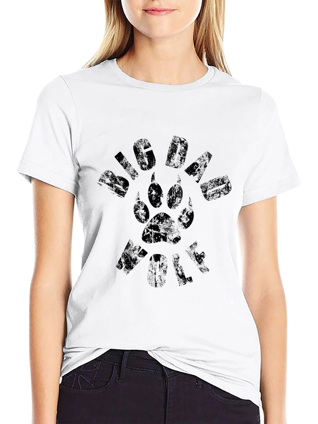 Big Dad Wolf Black T-Shirt