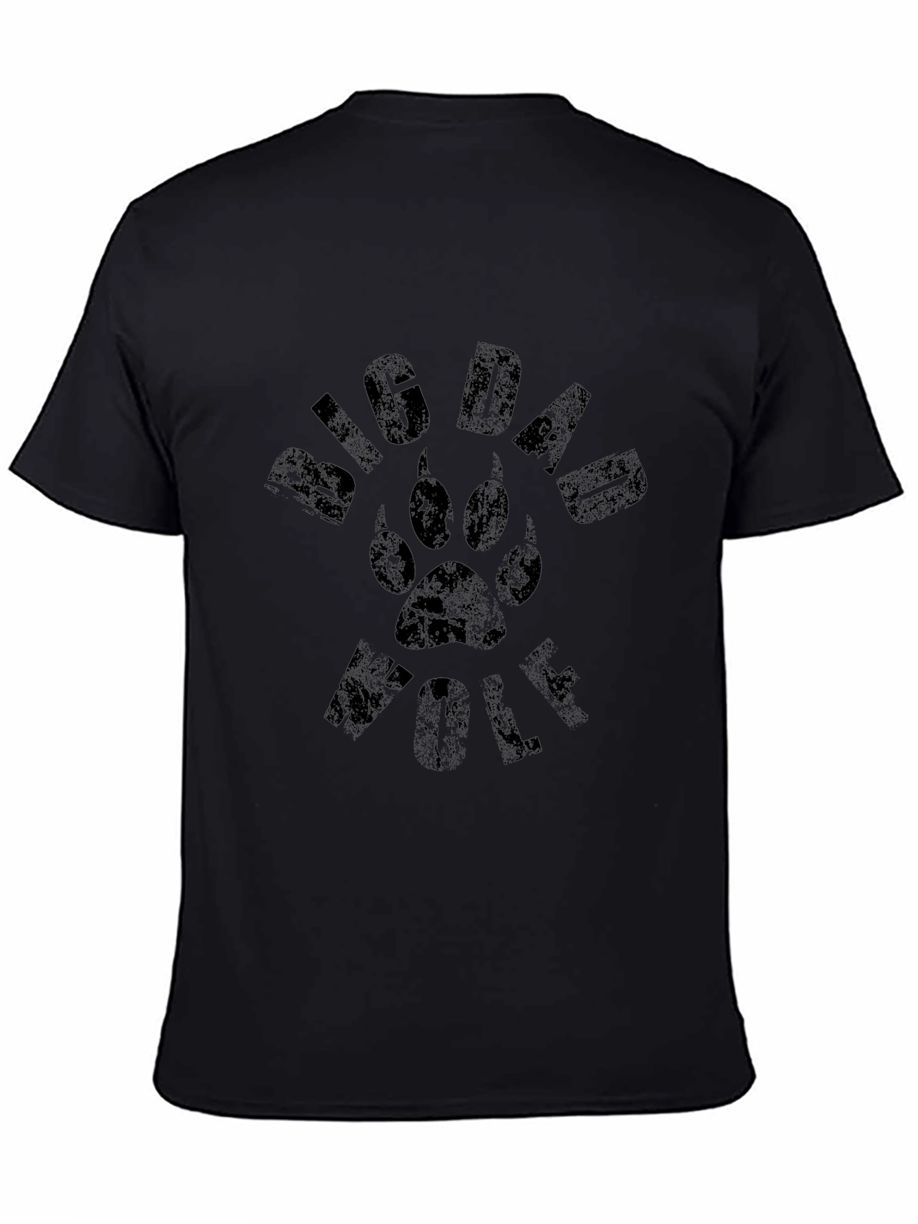 Big Dad Wolf Black T-Shirt