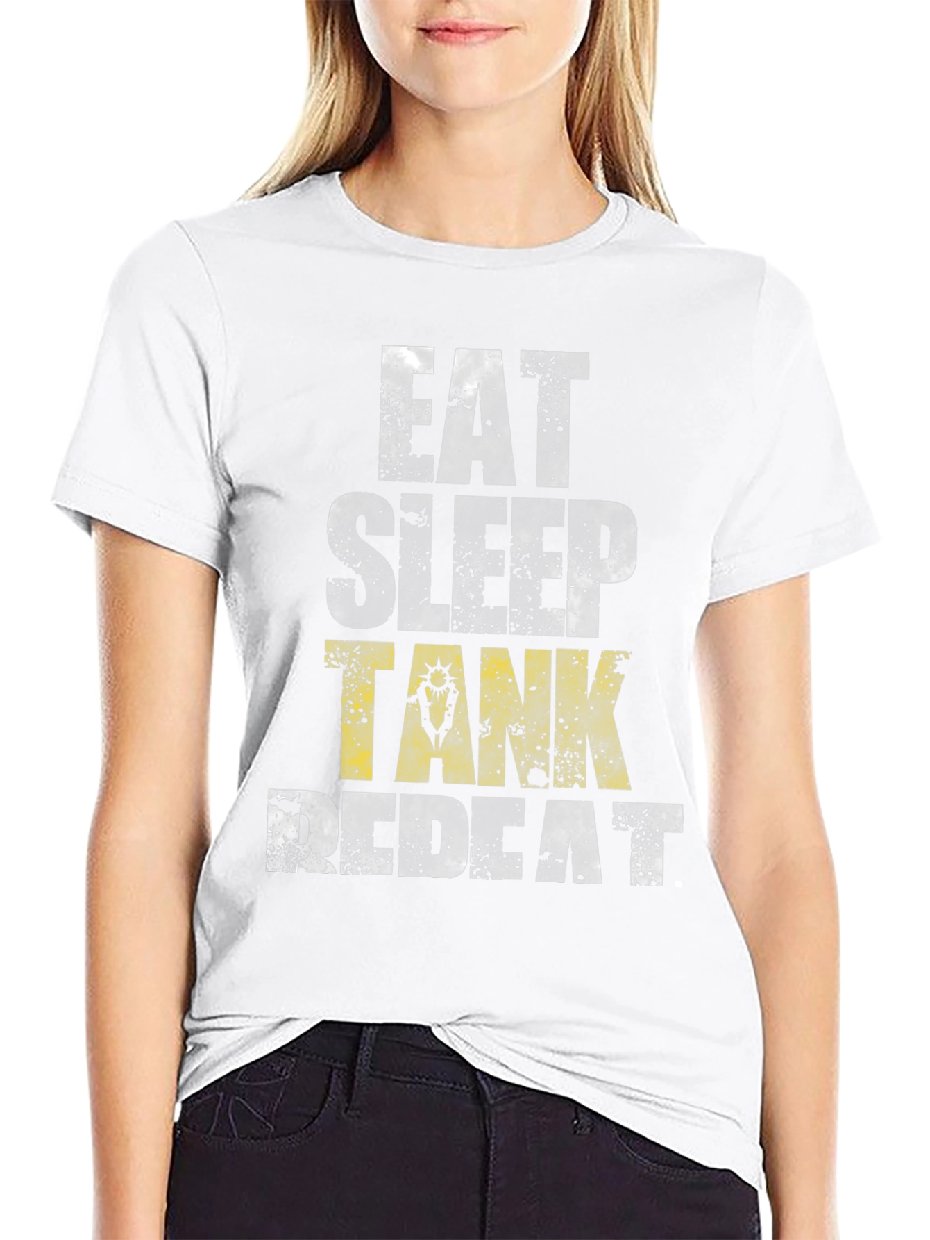 Eat Sleep Tank Repeat Gamer T-Shirt