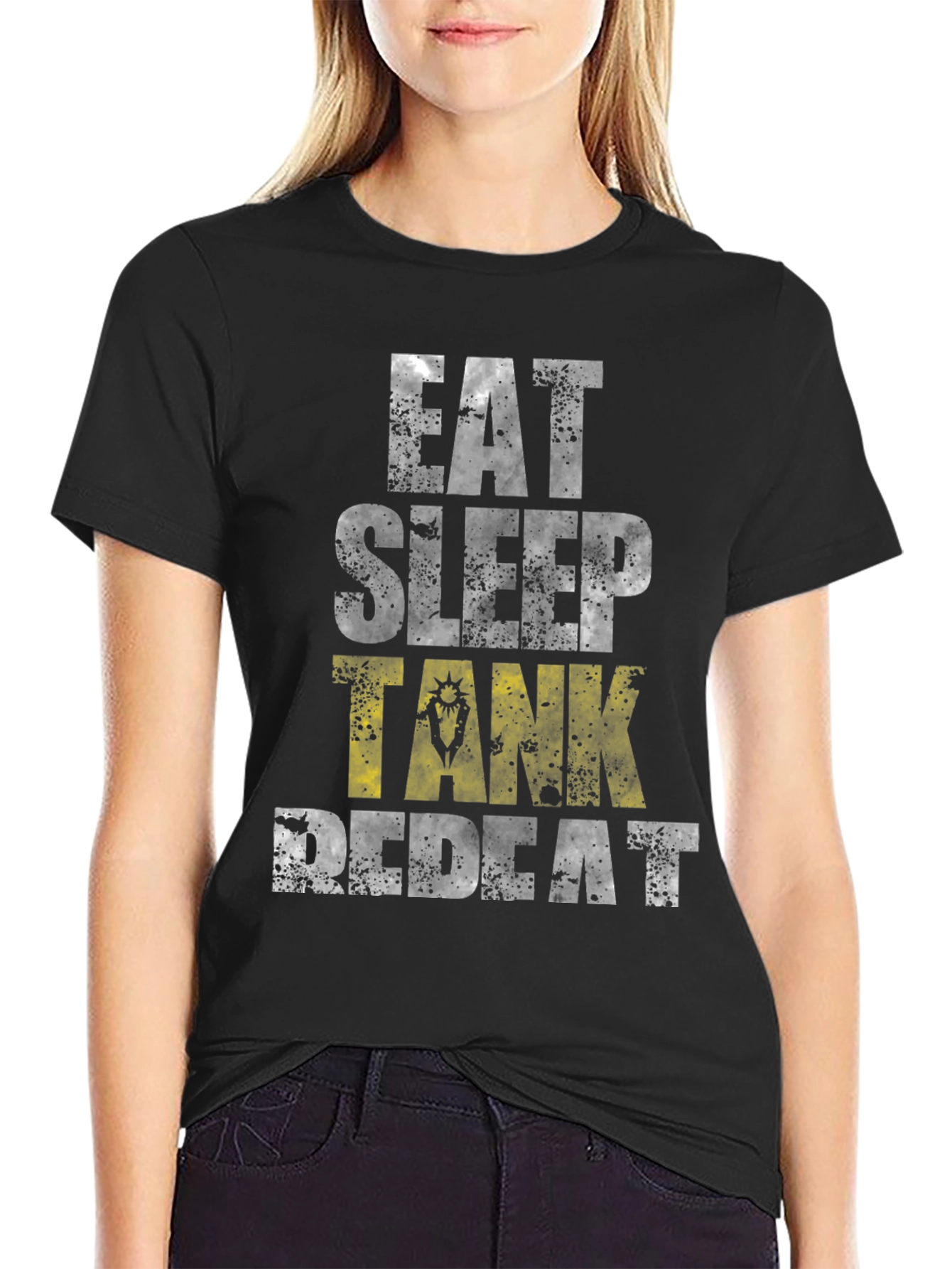 Eat Sleep Tank Repeat Gamer T-Shirt