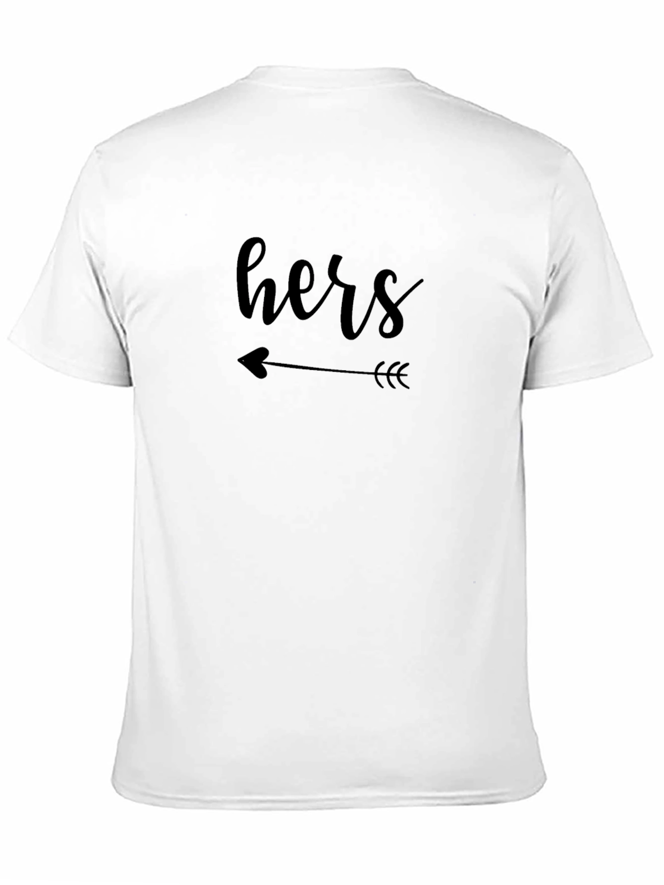 Hers Arrow Graphic Tee - Couple Matching Shirt