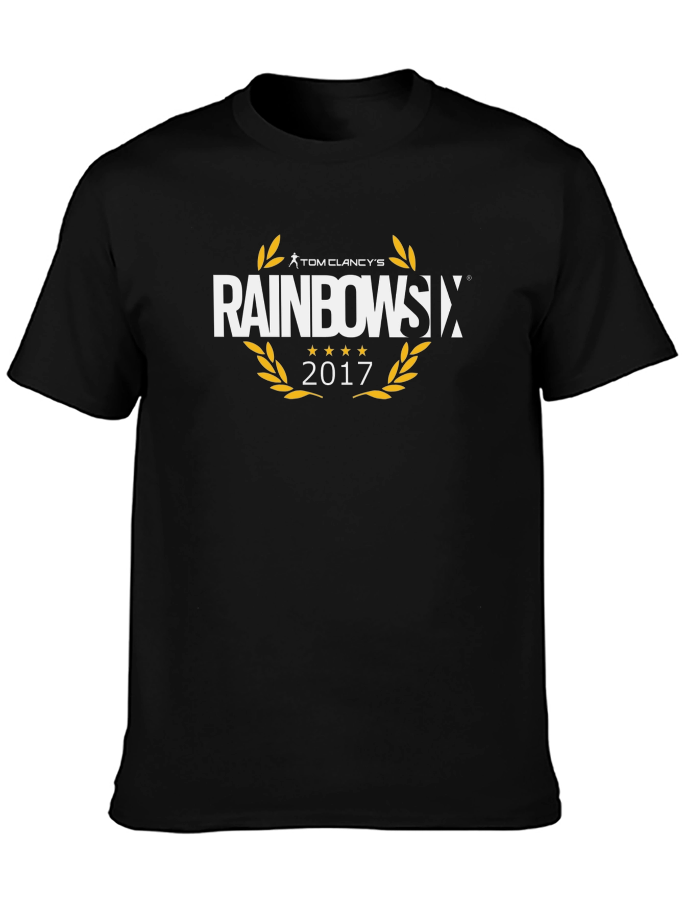 Tom Clancys Rainbow Six 2017 Black T-Shirt