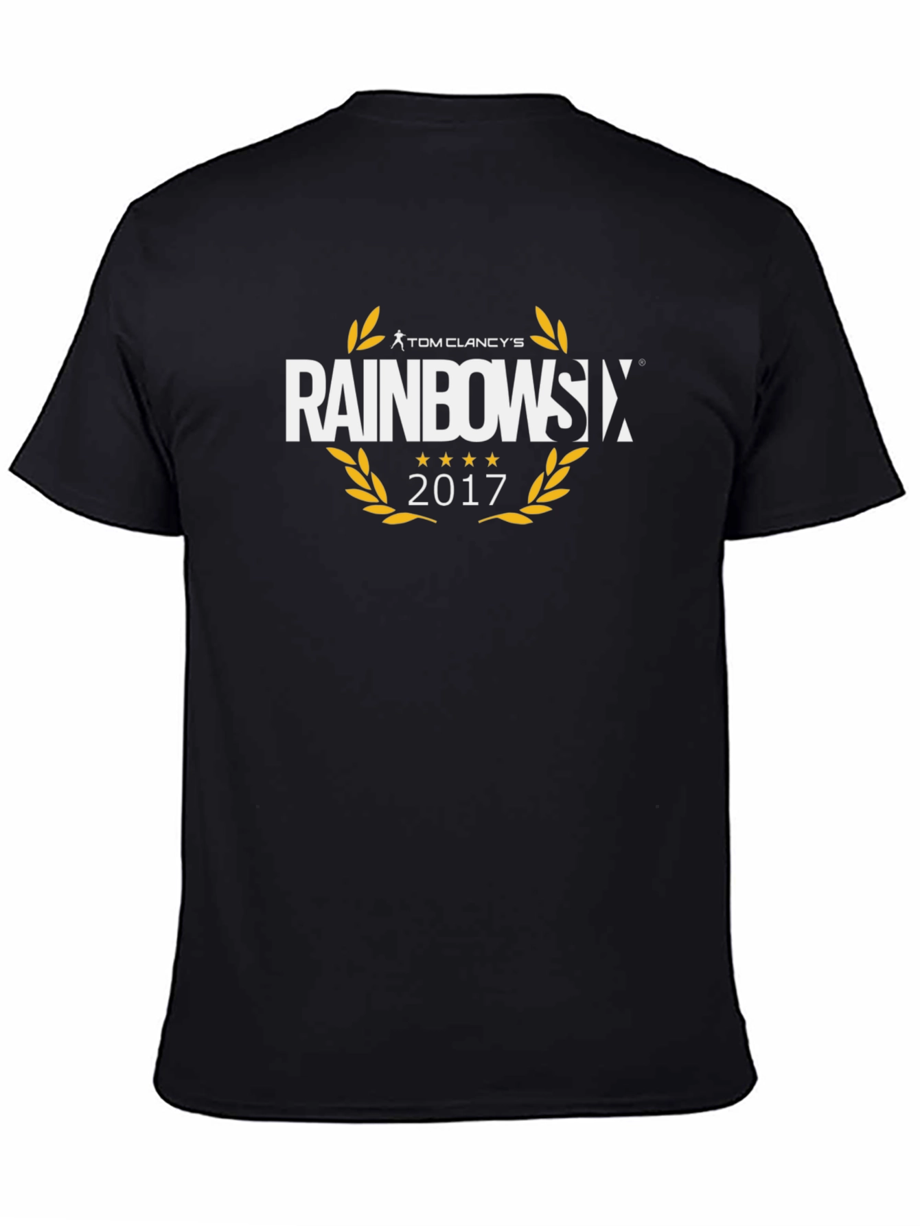 Tom Clancys Rainbow Six 2017 Black T-Shirt