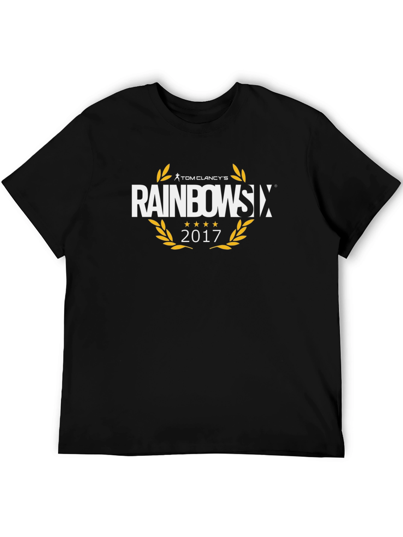 Tom Clancys Rainbow Six 2017 Black T-Shirt