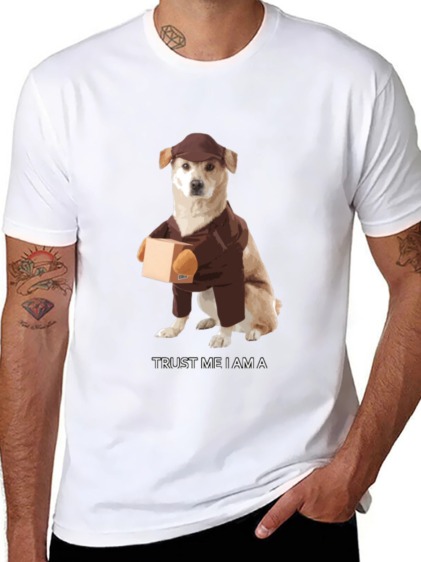Dog Delivery T-Shirt - Trust Me I Am A...