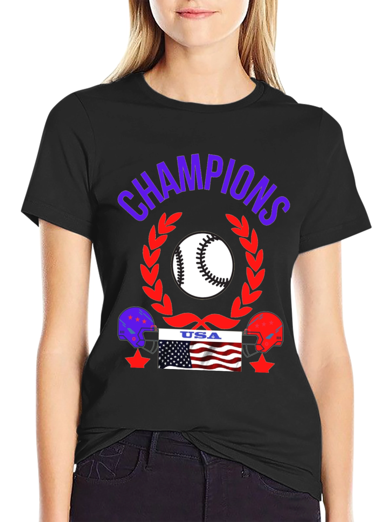 Champions USA Baseball T-Shirt