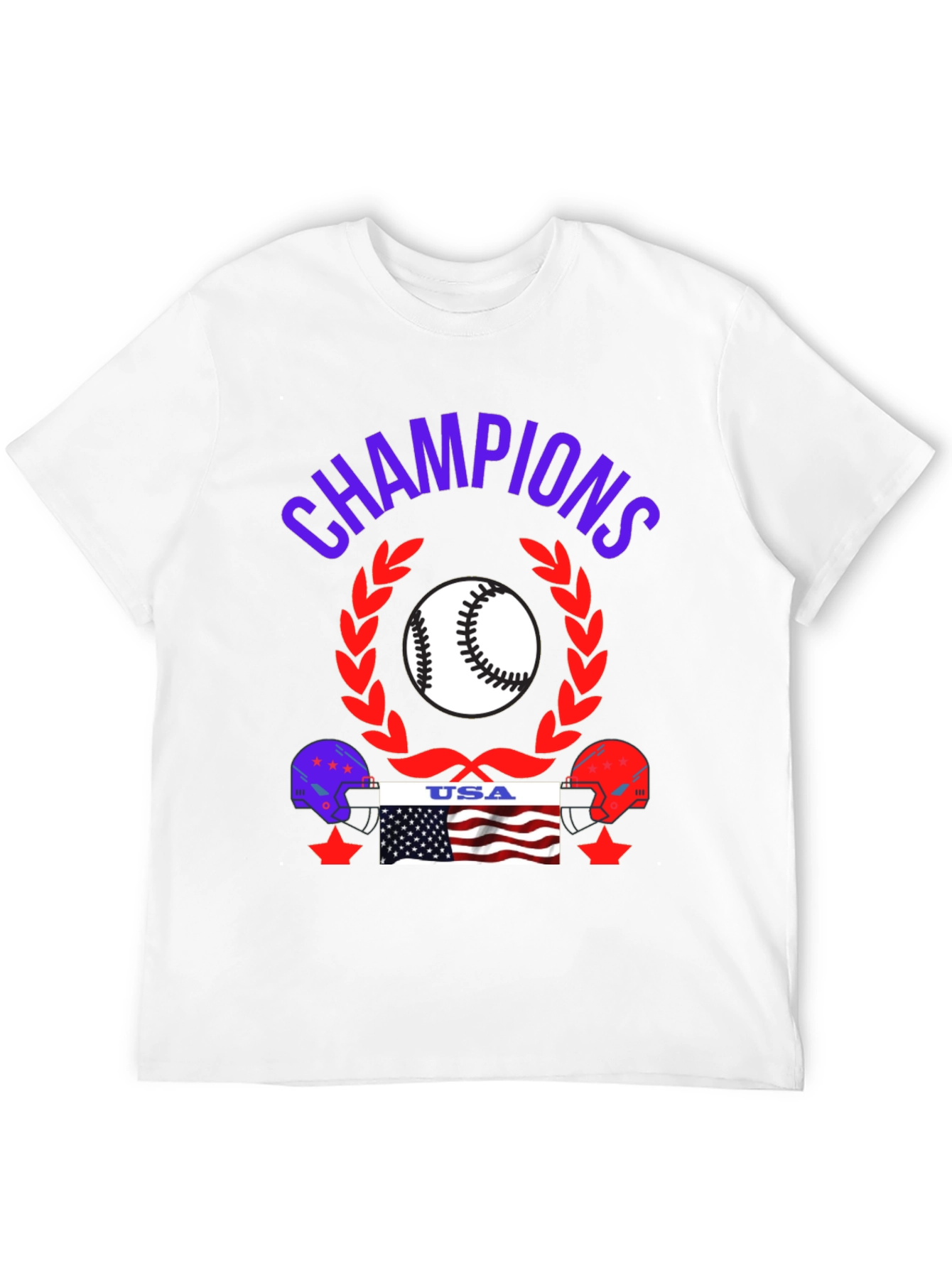 Champions USA Baseball T-Shirt