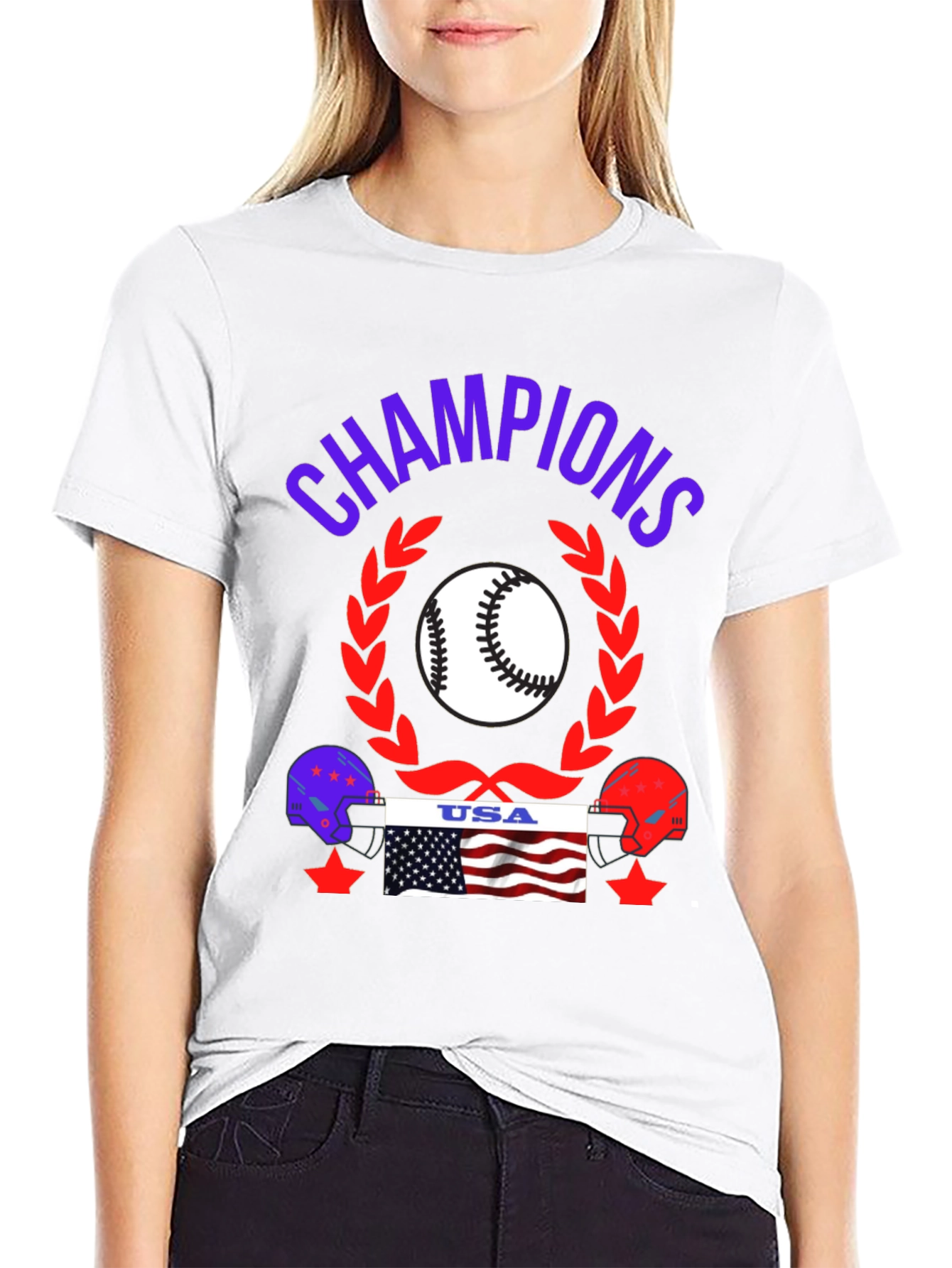 Champions USA Baseball T-Shirt