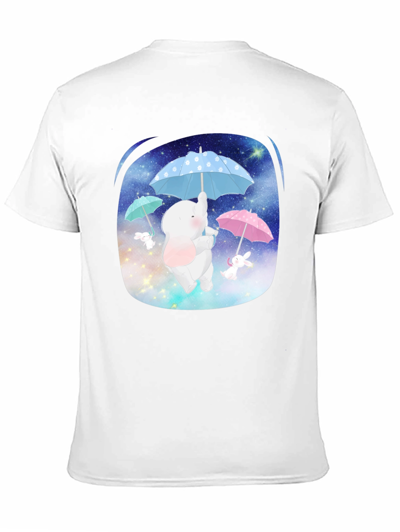 Cute Elephant & Bunny Tee - Dreamy Design