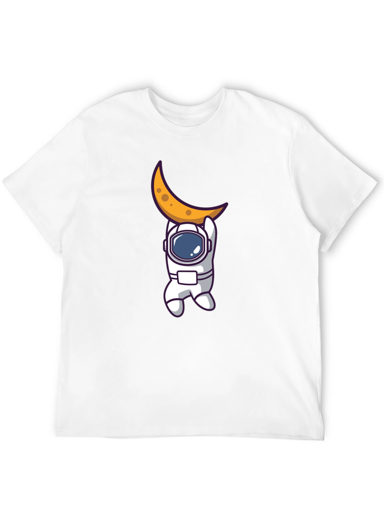 Astronaut Moon Graphic T-Shirt