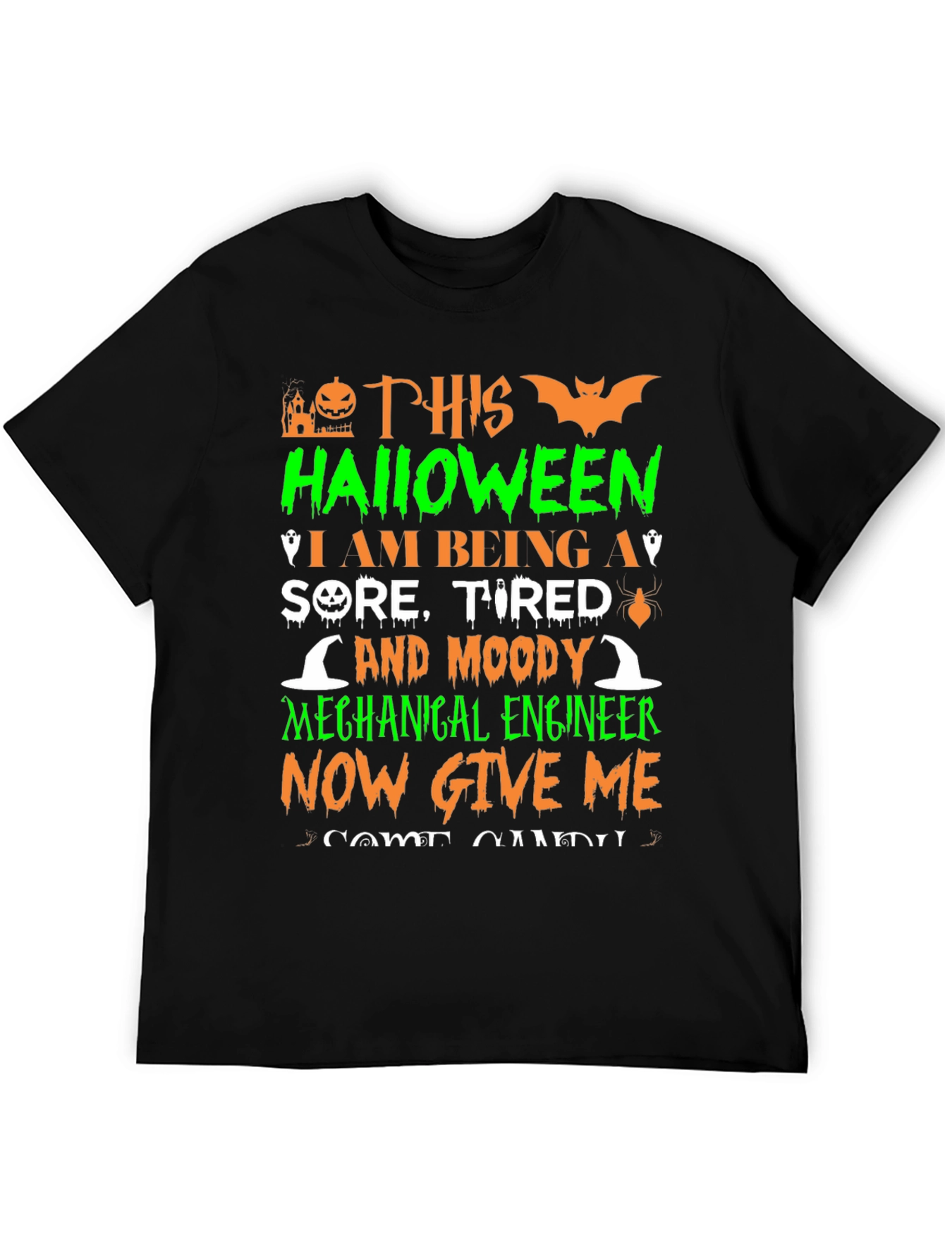 Halloween Mechanical Engineer T-Shirt