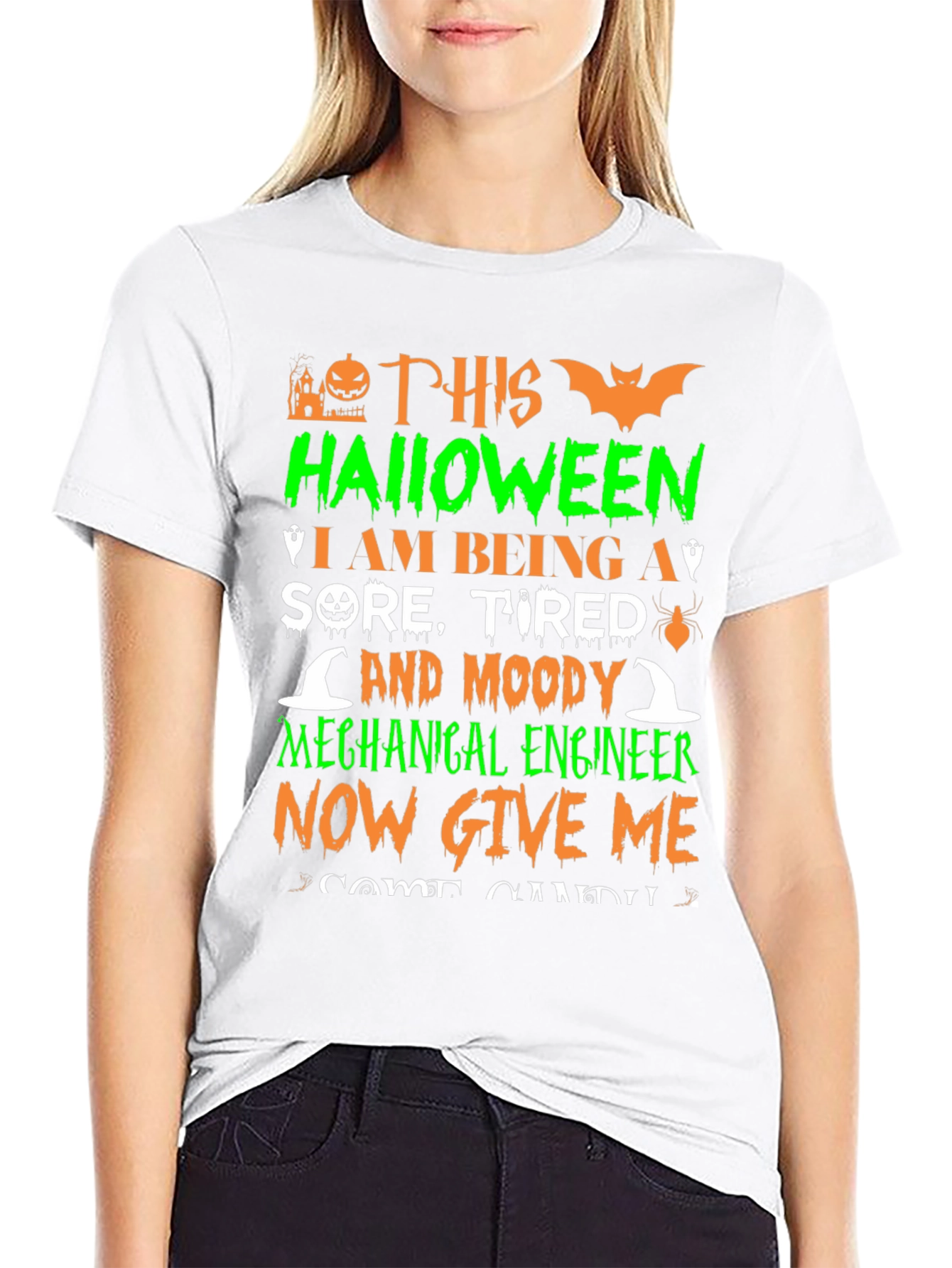 Halloween Mechanical Engineer T-Shirt