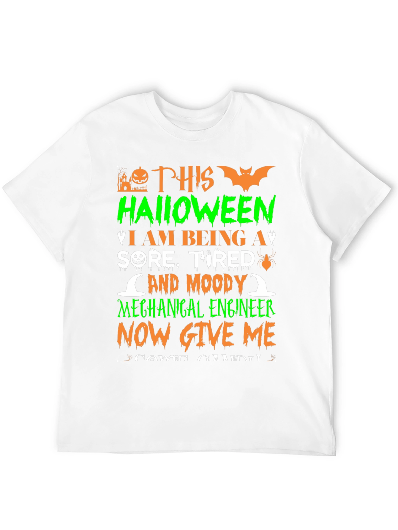 Halloween Mechanical Engineer T-Shirt
