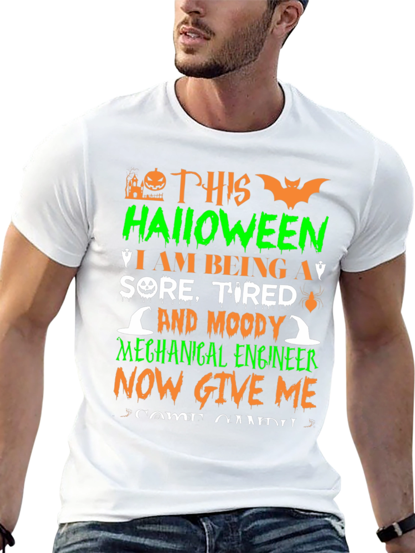 Halloween Mechanical Engineer T-Shirt