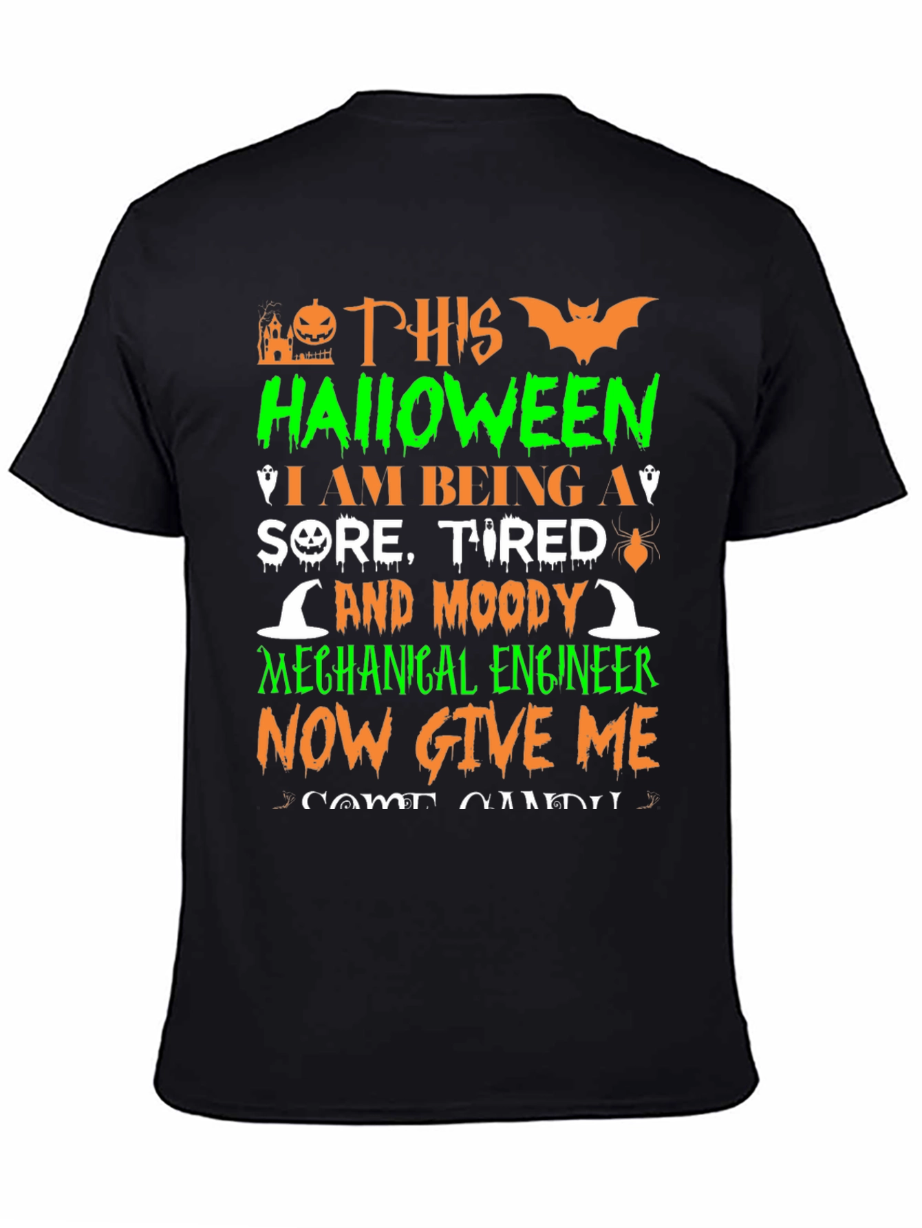 Halloween Mechanical Engineer T-Shirt