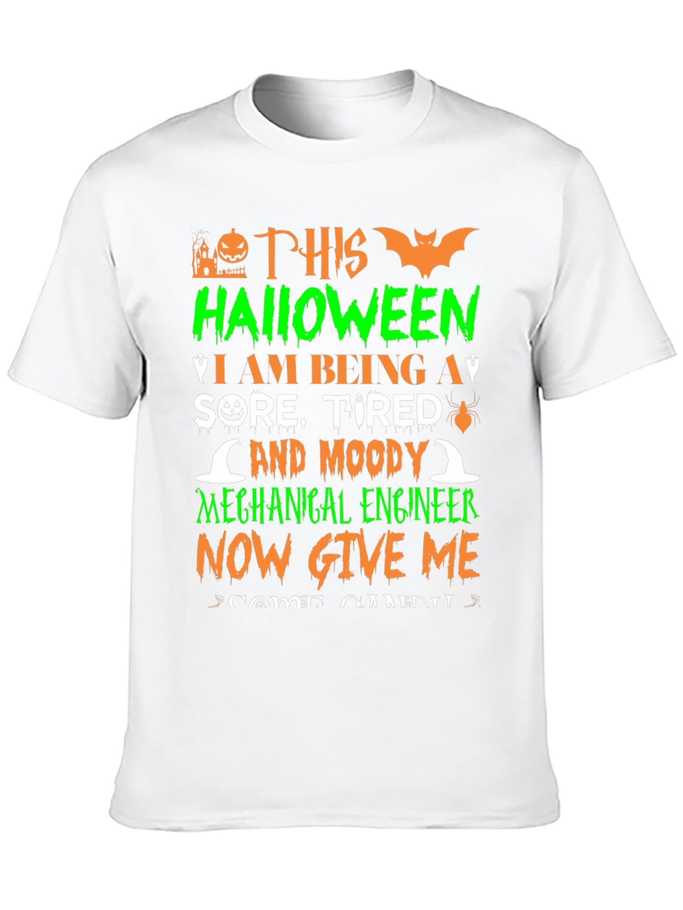 Halloween Mechanical Engineer T-Shirt